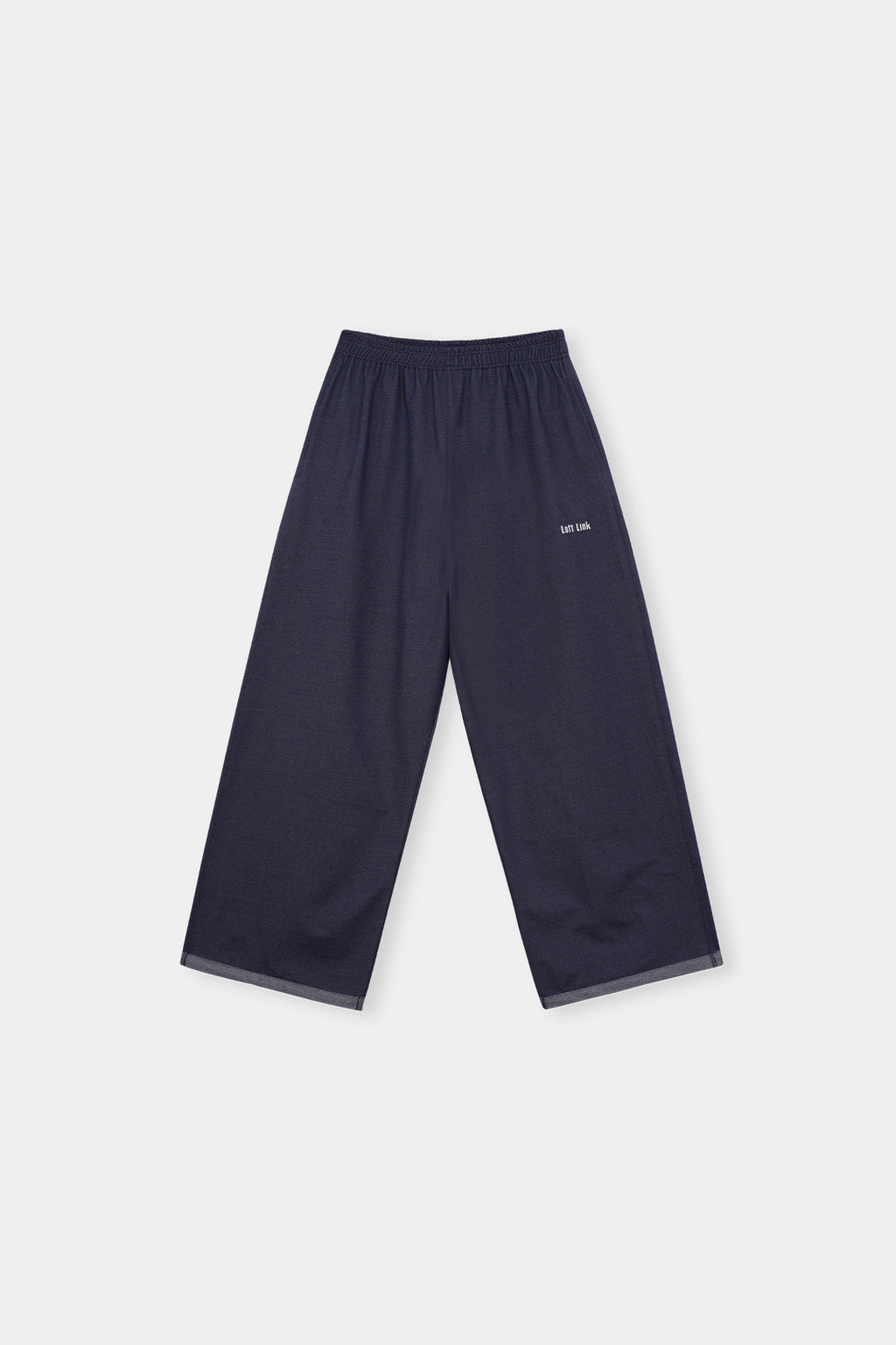 Navy Blue Wide-Leg Lounge Pants – Loft Link Comfort Fit