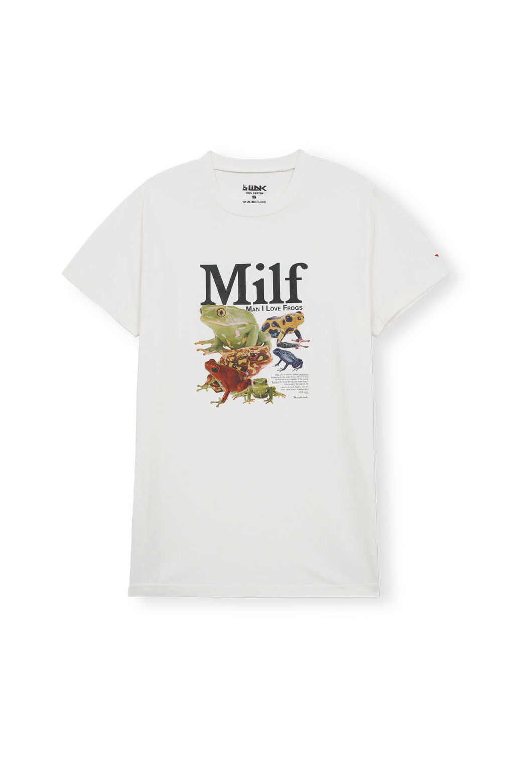 MILF Frog Tee – “Man I Love Frogs” Statement Shirt (White)