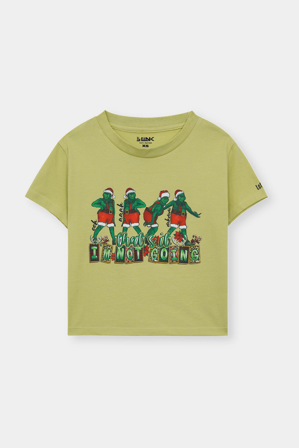 Unisex That’s It, I’m Not Going – Funny Grinch-Inspired Graphic Tee in Olive Green