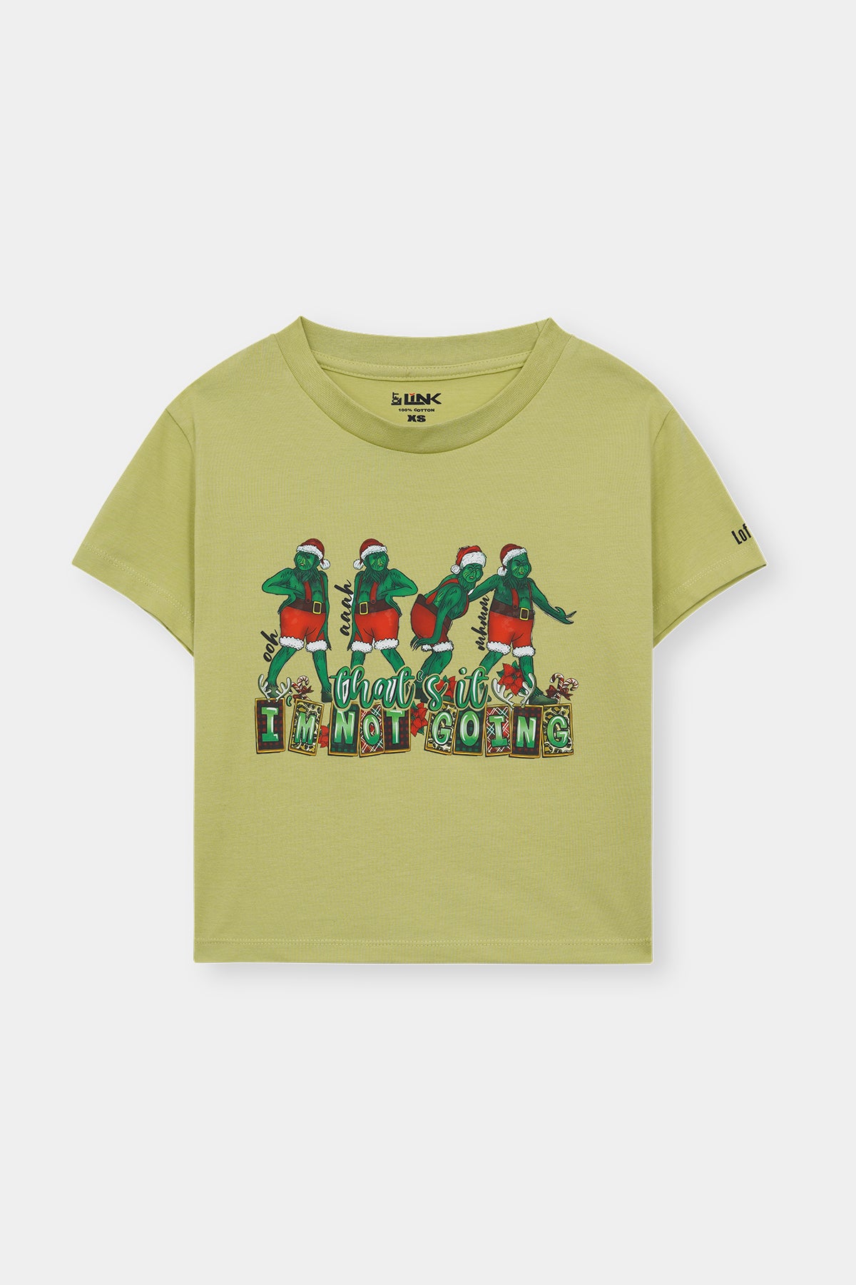 Unisex That’s It, I’m Not Going – Funny Grinch-Inspired Graphic Tee in Olive Green