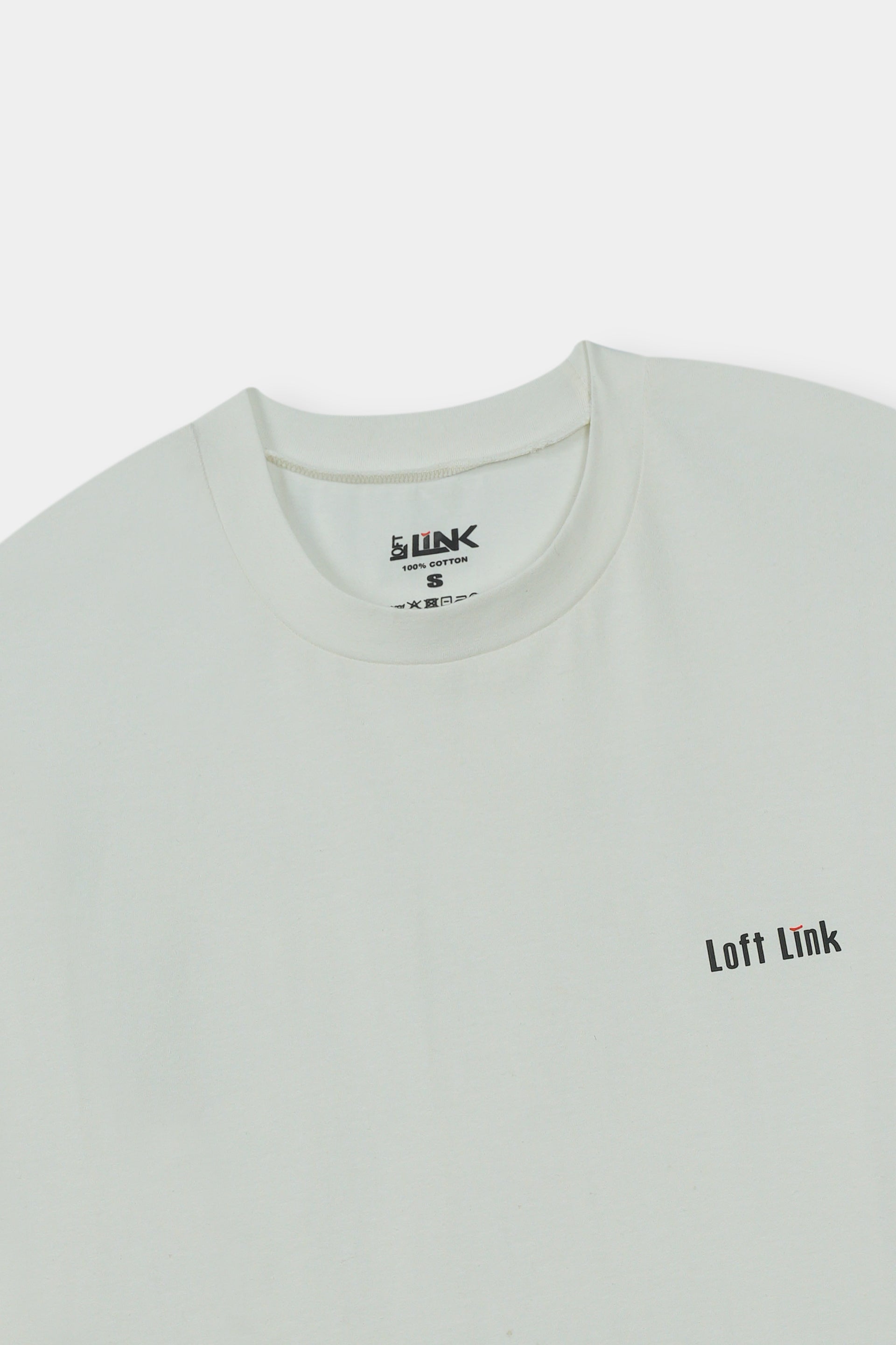 Men Loftlink Crew Neck Back Printed T-shirt