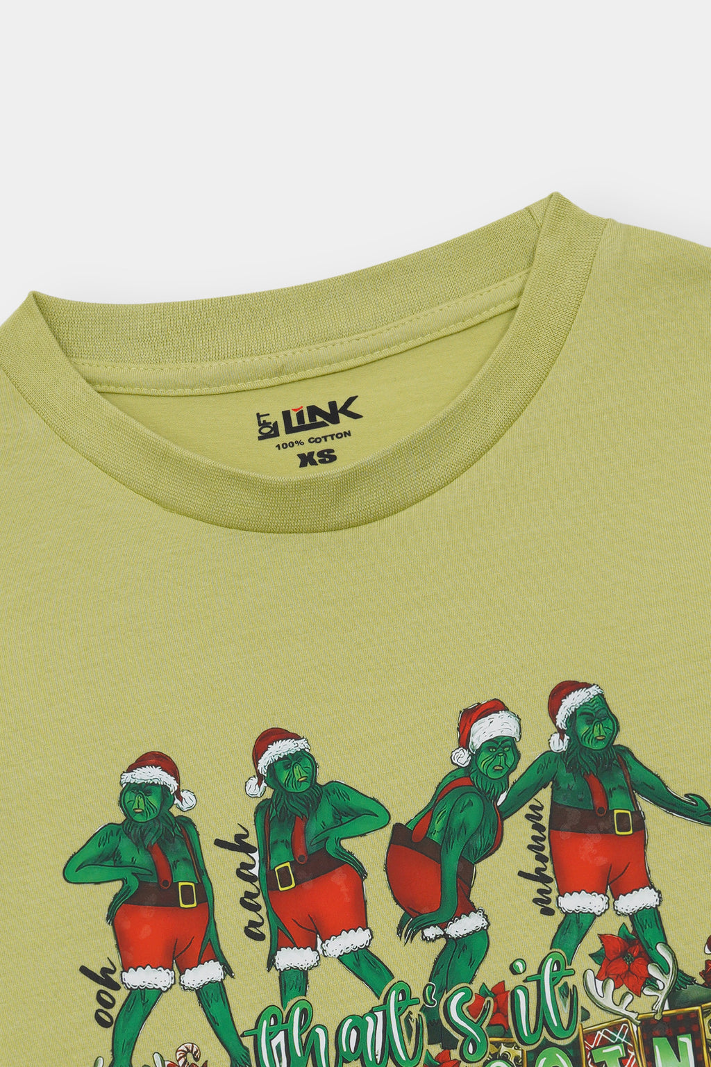 Unisex That’s It, I’m Not Going – Funny Grinch-Inspired Graphic Tee in Olive Green