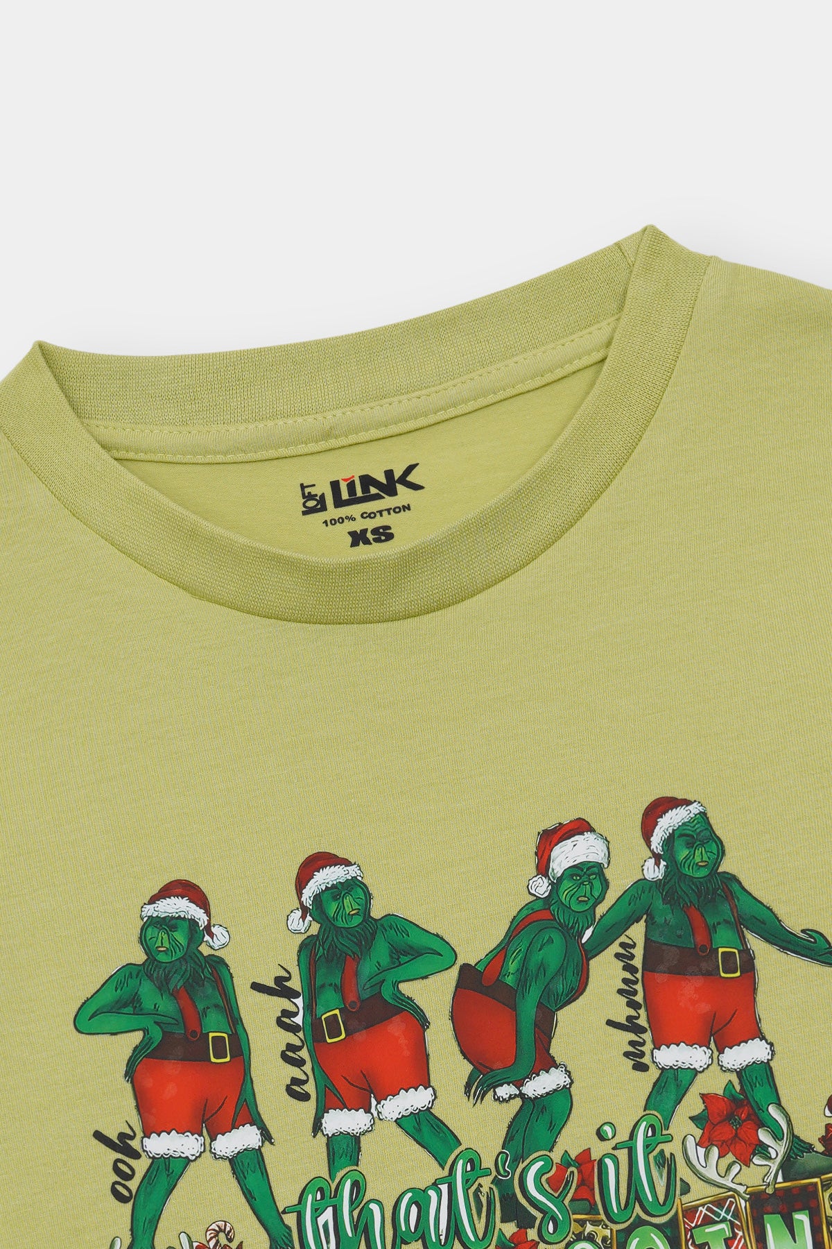 Unisex That’s It, I’m Not Going – Funny Grinch-Inspired Graphic Tee in Olive Green