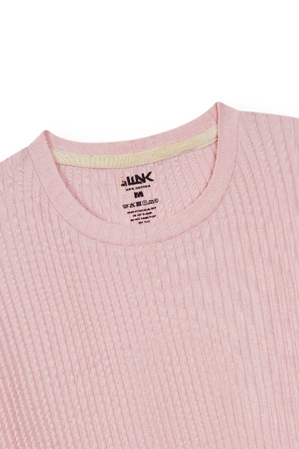 Ribbed Co-Ord Set – Blush Pink Comfort Fit