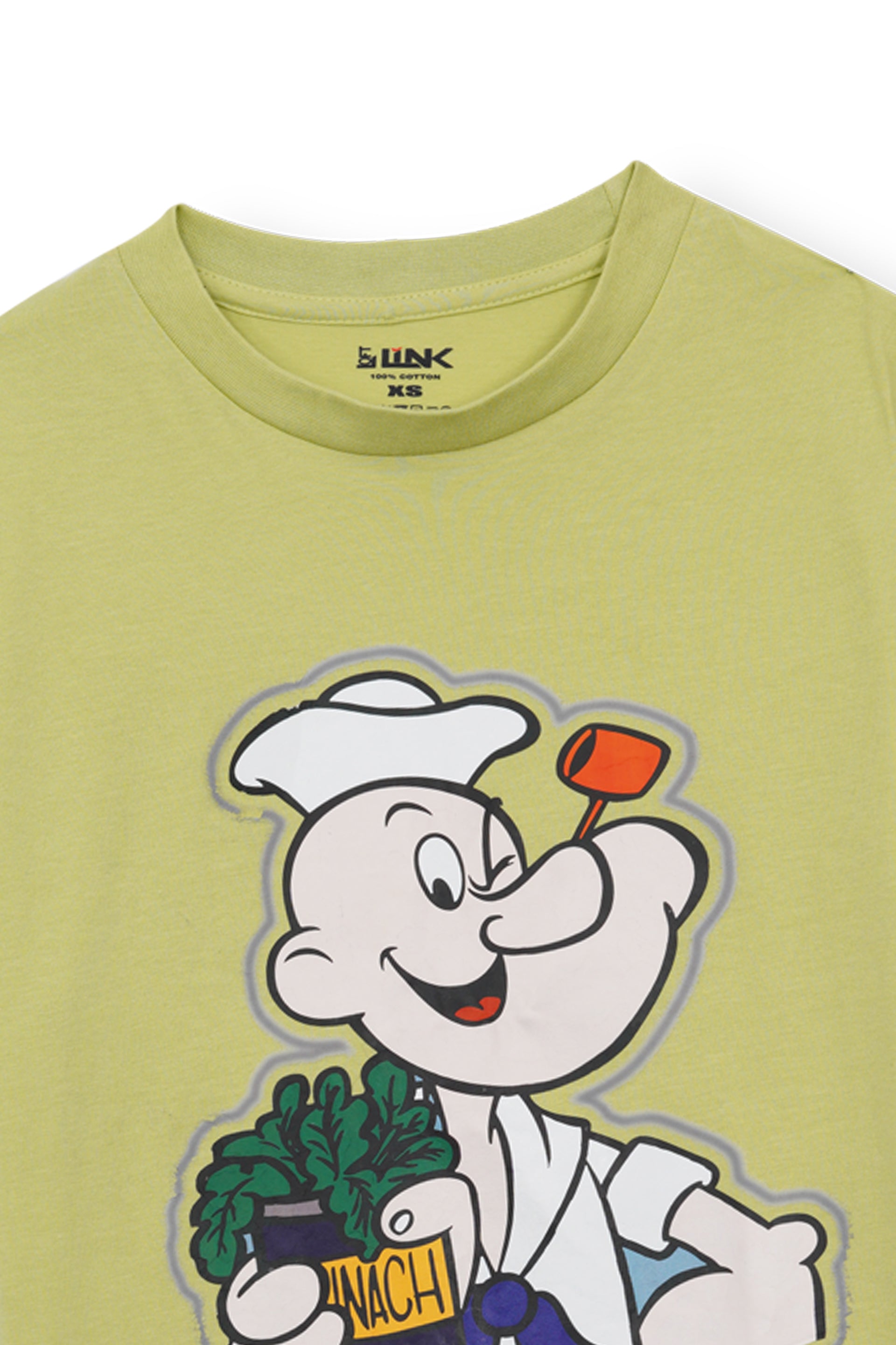Popeye Graphic Tee – Spinach Power Edition (Olive Green)