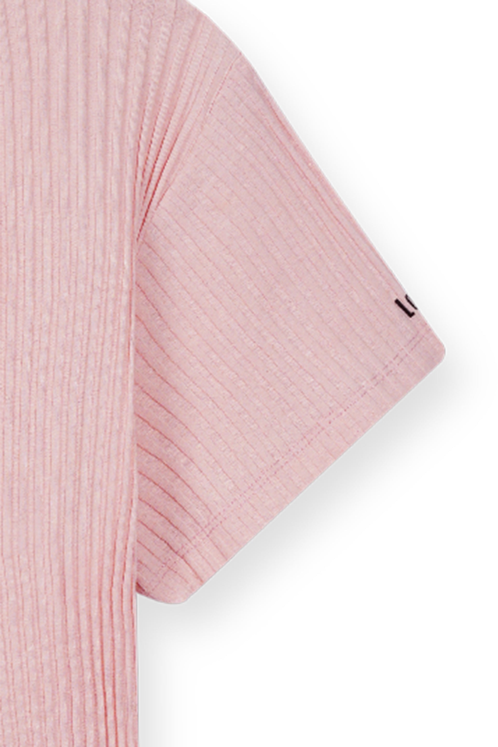 Ribbed Co-Ord Set – Blush Pink Comfort Fit