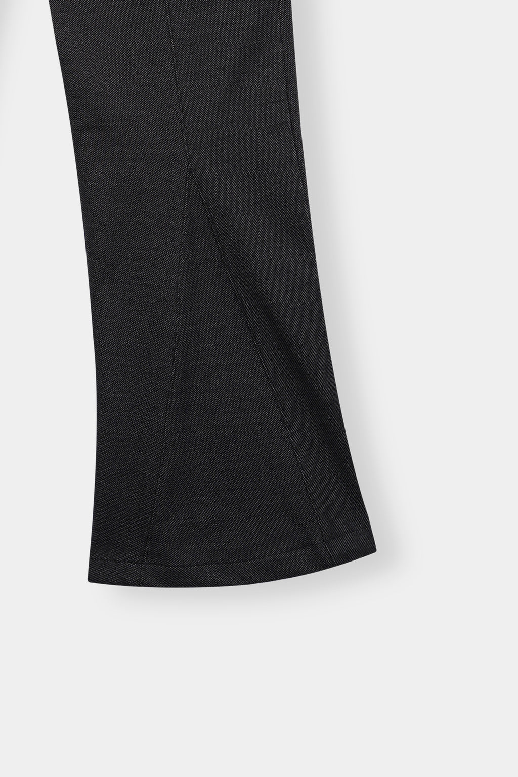 Classic Flared Trousers with Pocket Detail – Jet Black by Loft Link