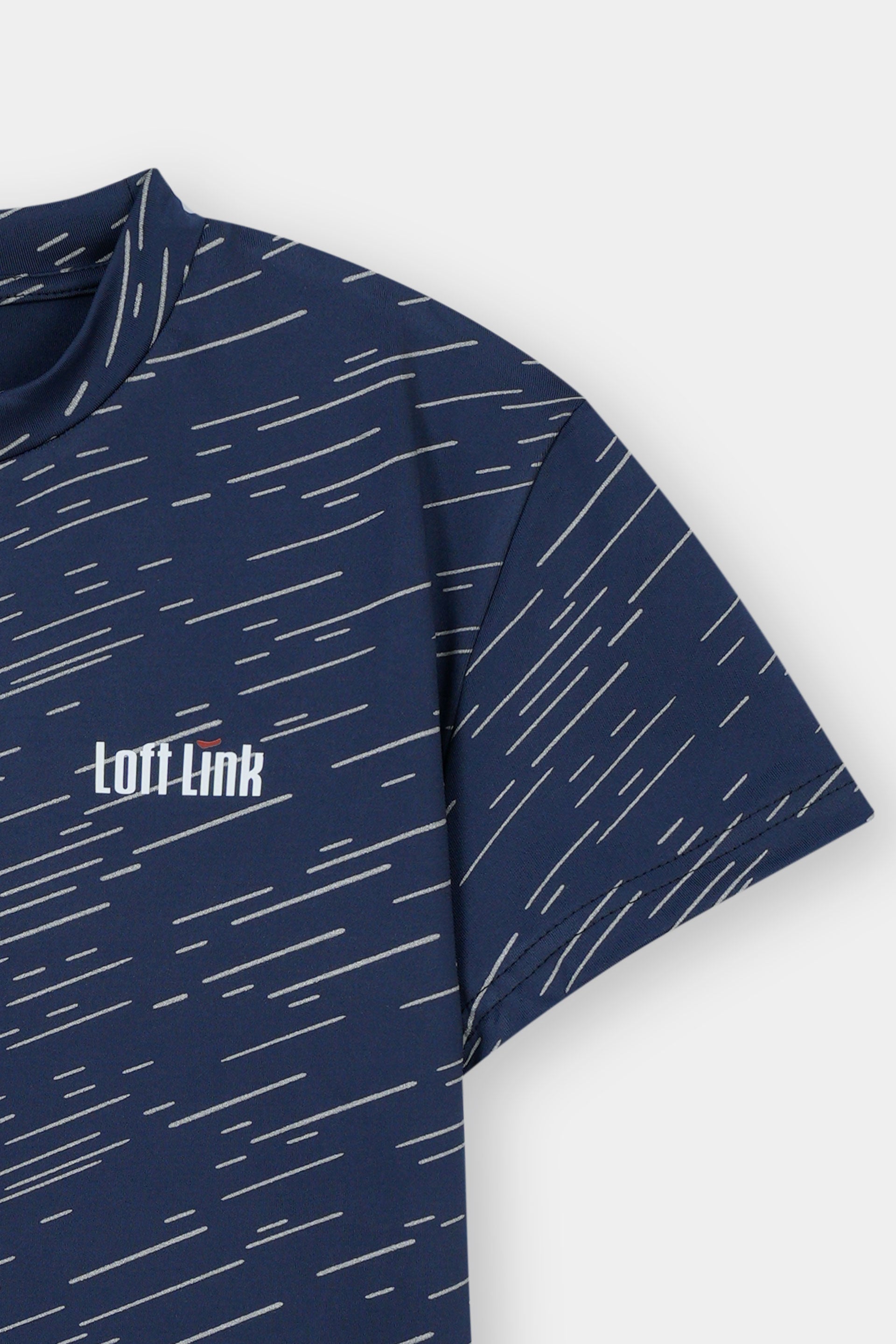 Short Sleeve Truquish Breathable StretchabLE Fbaric with Reflective Print