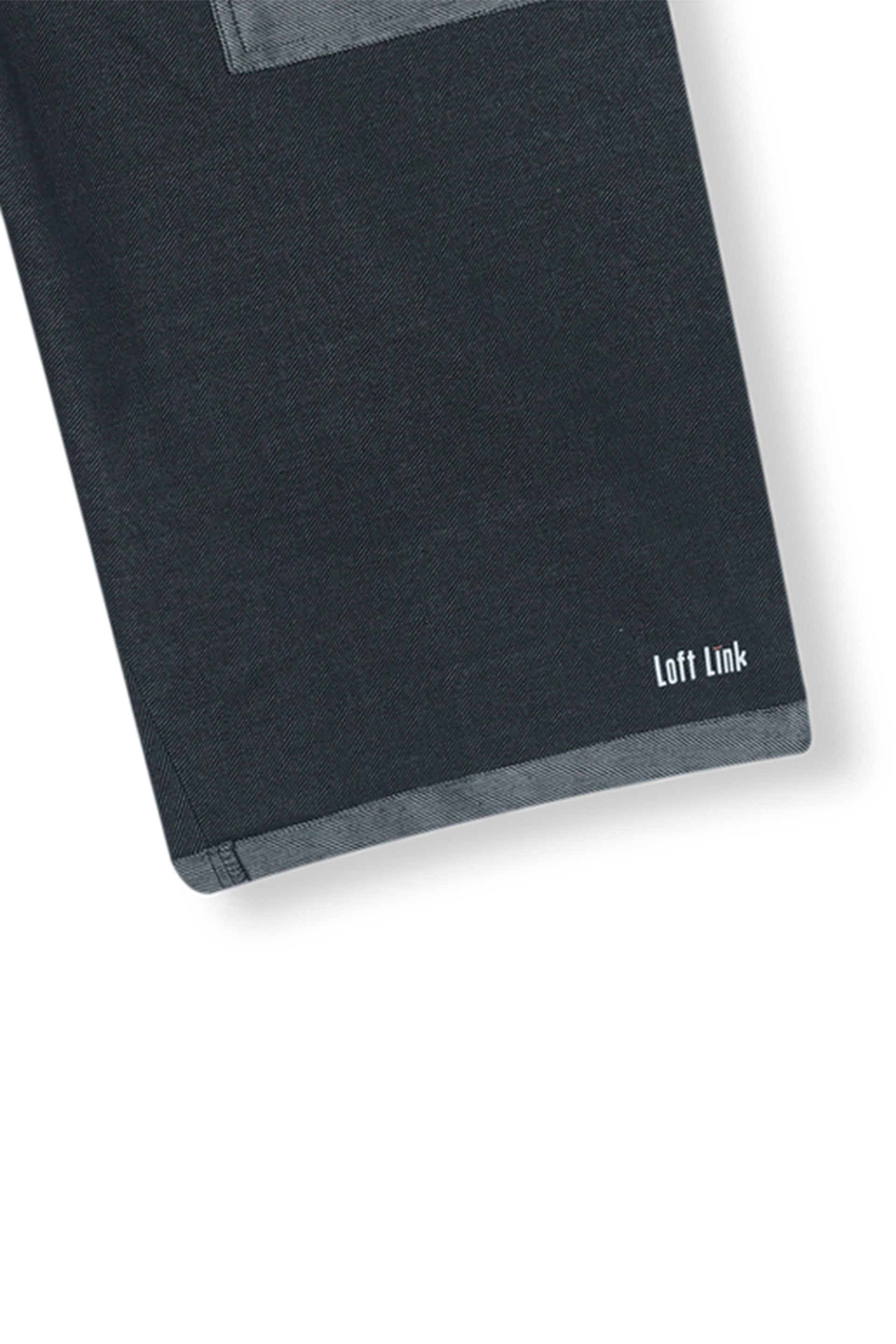 Two-Tone Contrast Pocket Shorts – Charcoal & Grey