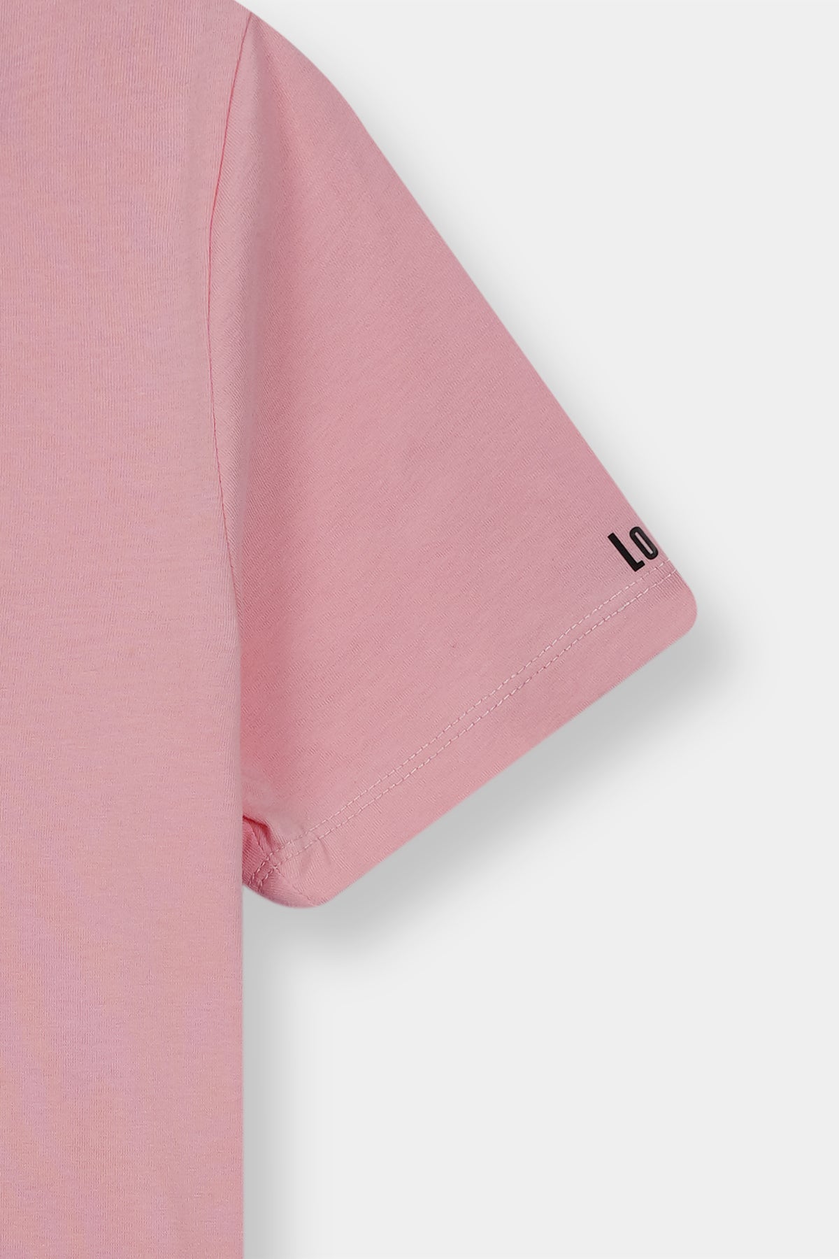Women "Minimalist Collar Polo Tee – Soft Pink"