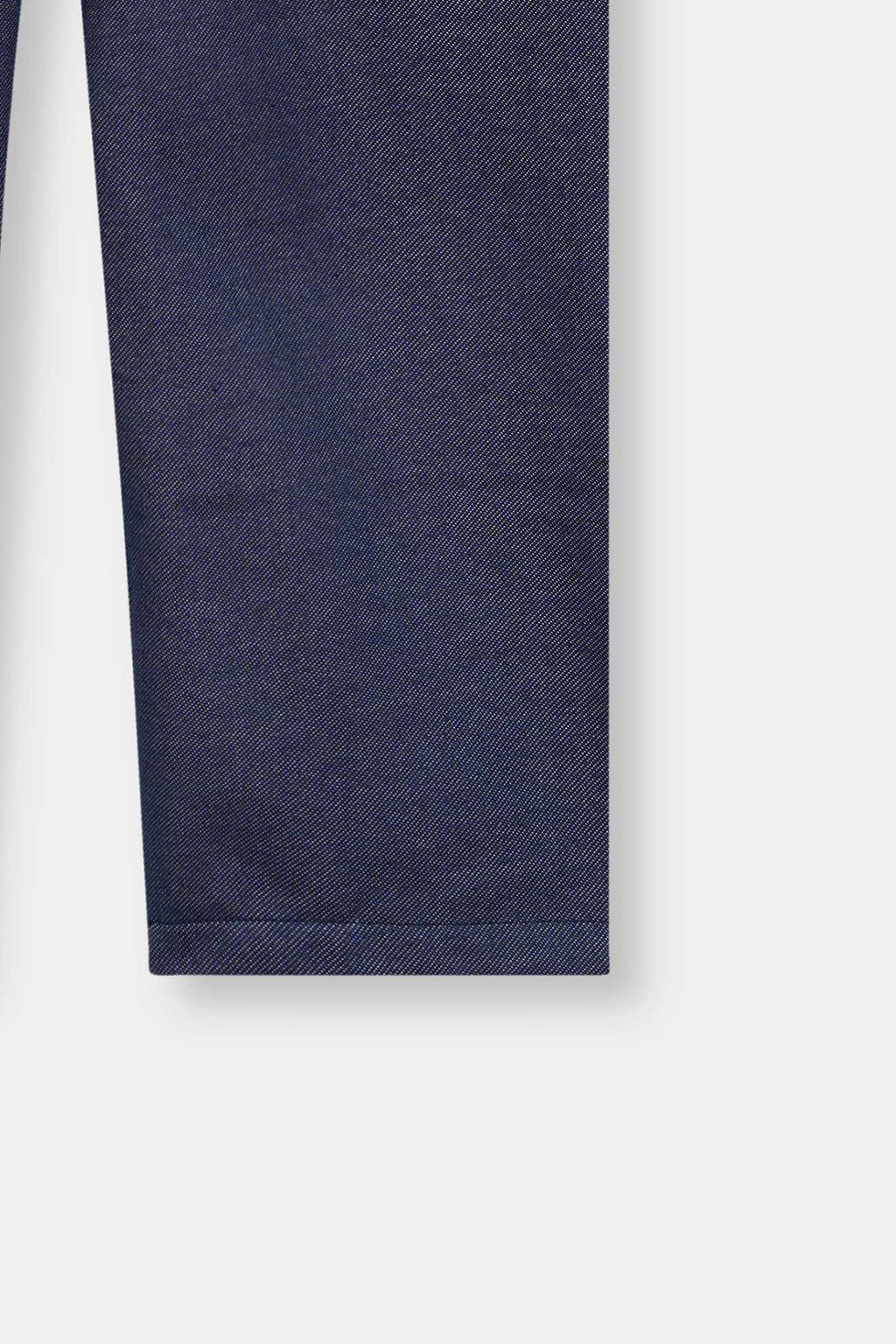 Girl ' Navy Blue Dungaree – "Mama’s Expensive" Print with Ruffle Detail