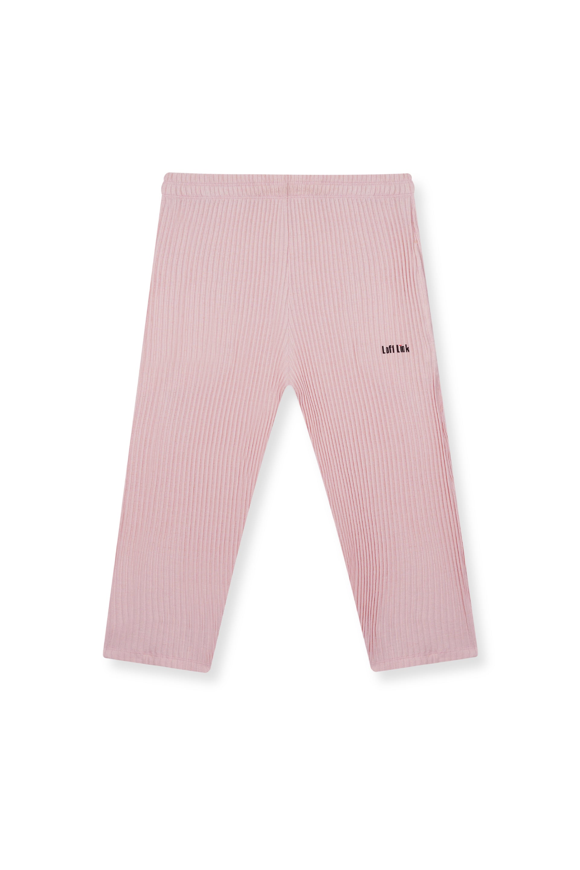 Ribbed Co-Ord Set – Blush Pink Comfort Fit