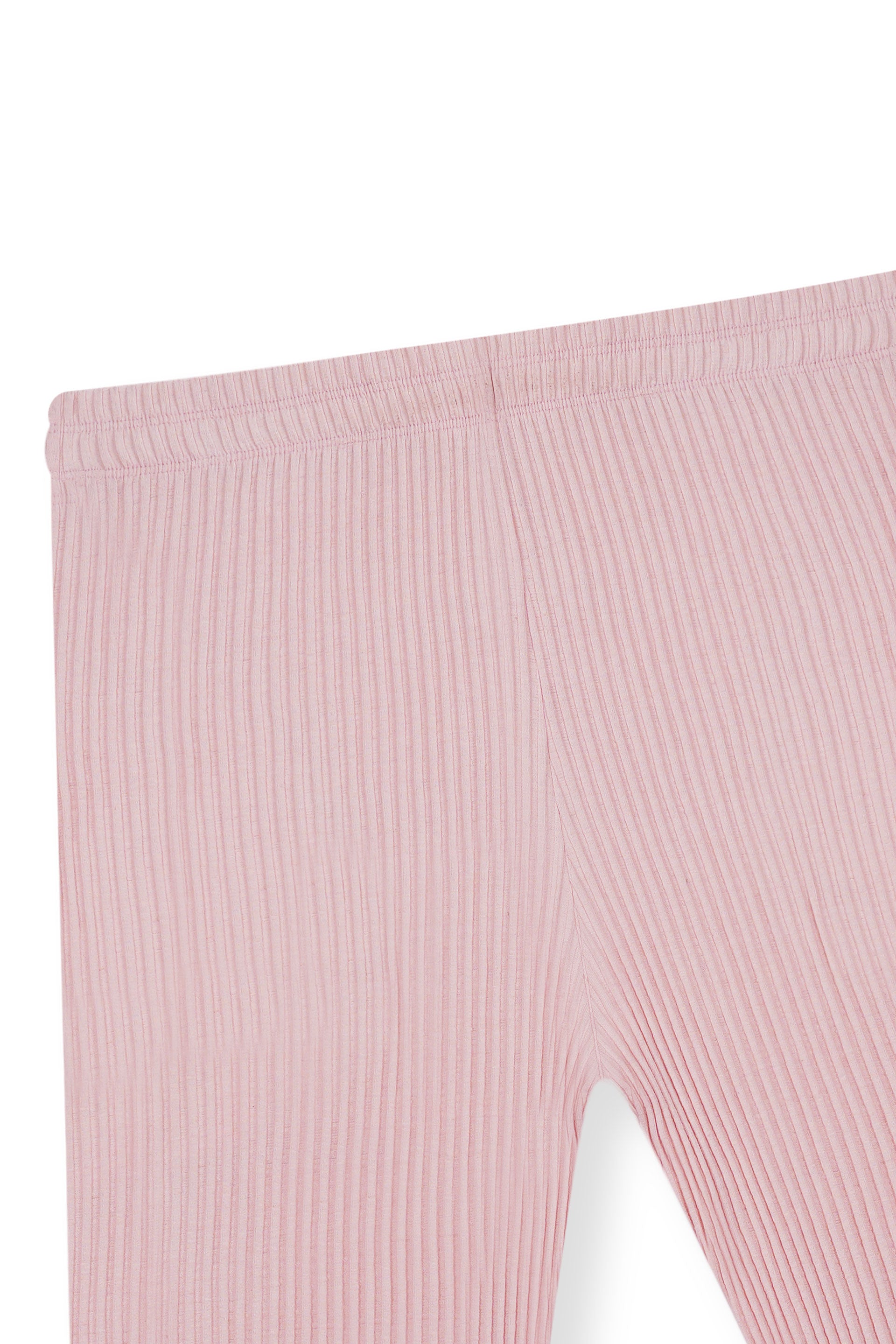 Ribbed Co-Ord Set – Blush Pink Comfort Fit