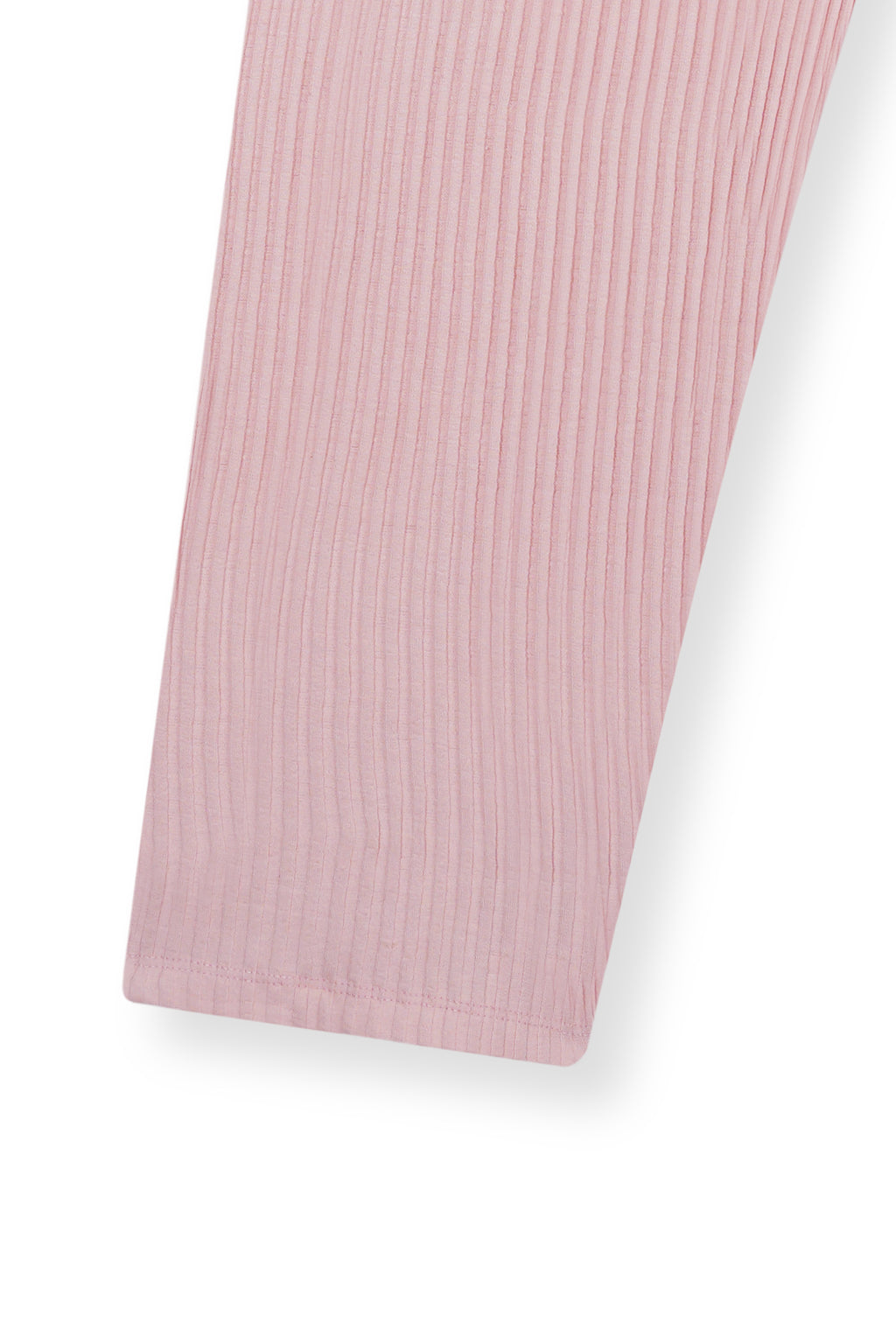 Ribbed Co-Ord Set – Blush Pink Comfort Fit