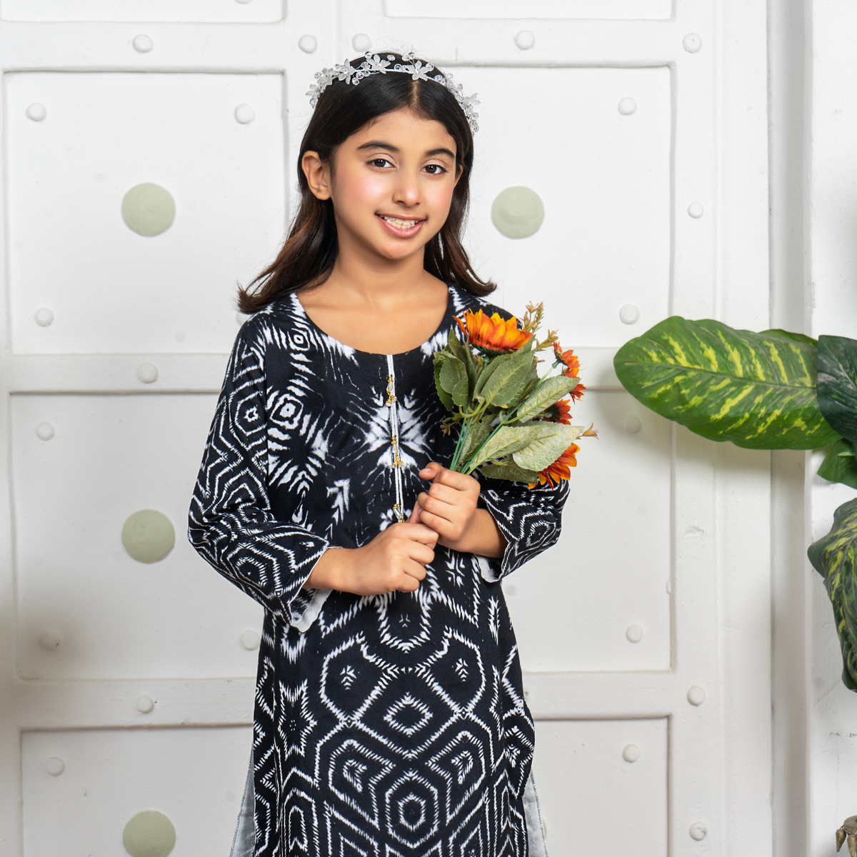 Stitched Cambric 2 Piece (Shirt/trouser) For Kids