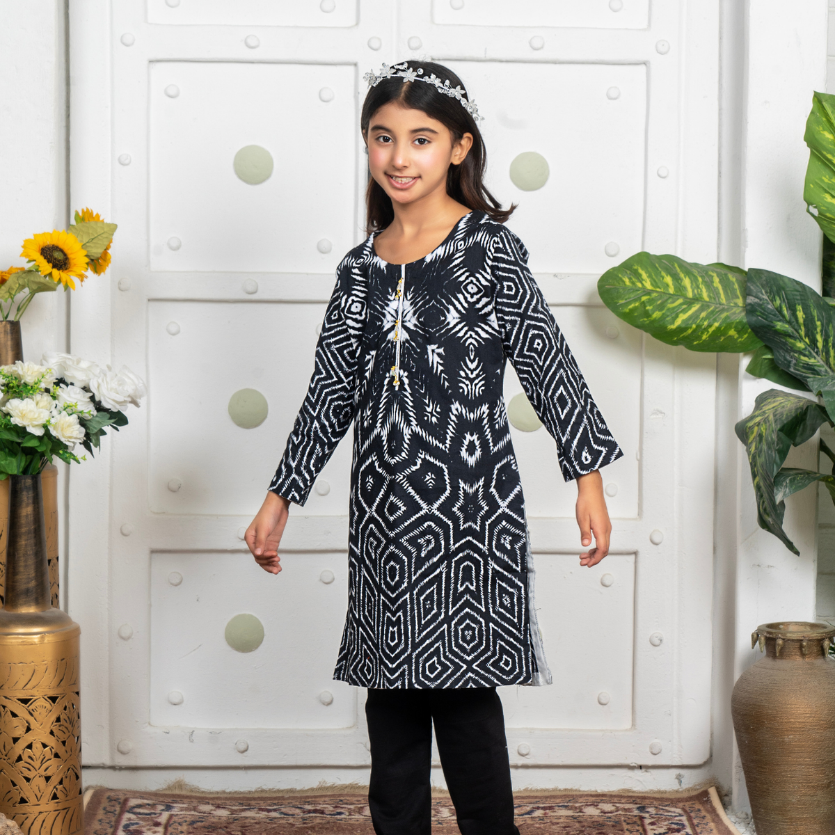 Stitched Cambric 2 Piece (Shirt/trouser) For Kids