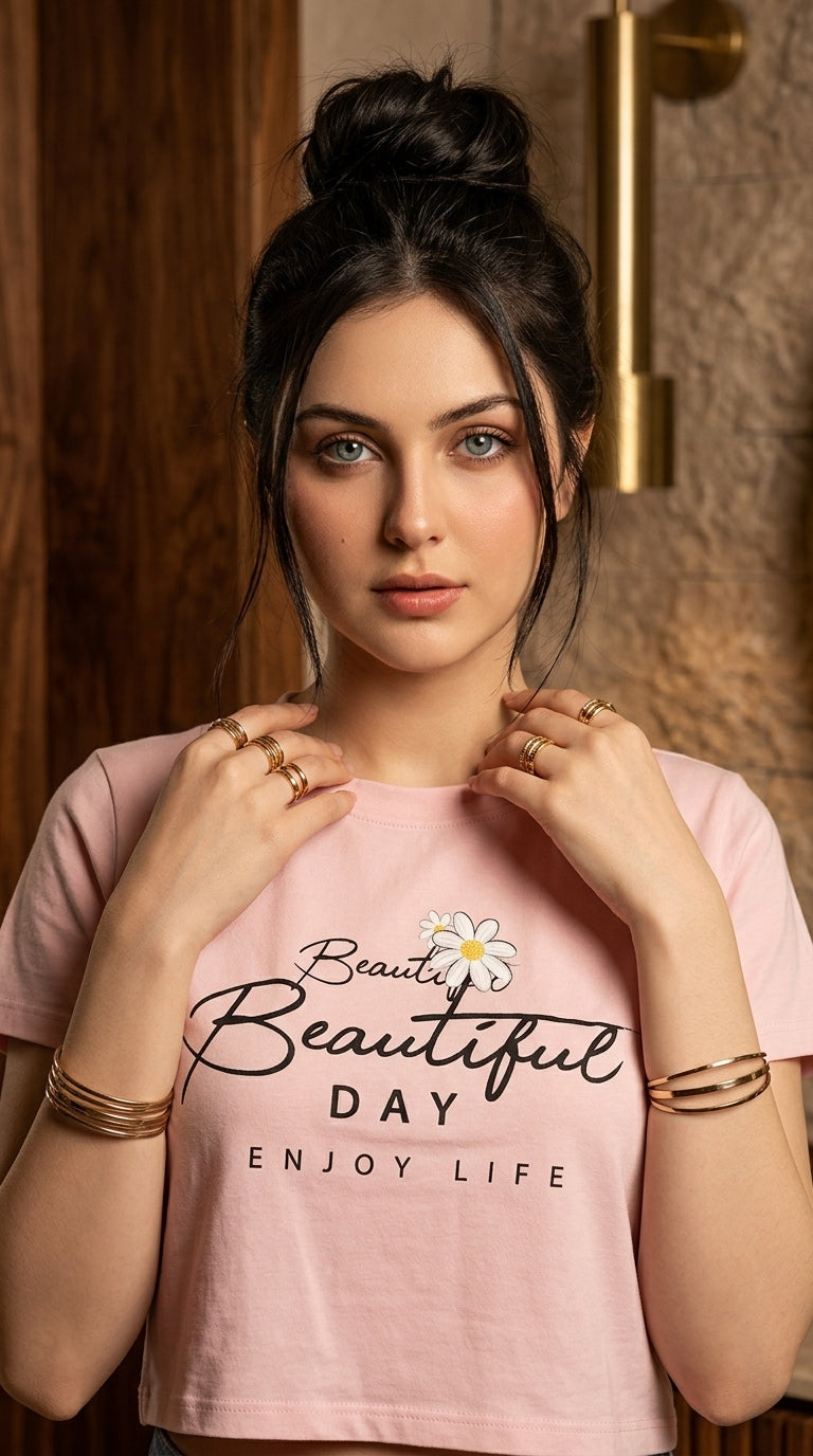 Beautiful Day Crop Top
