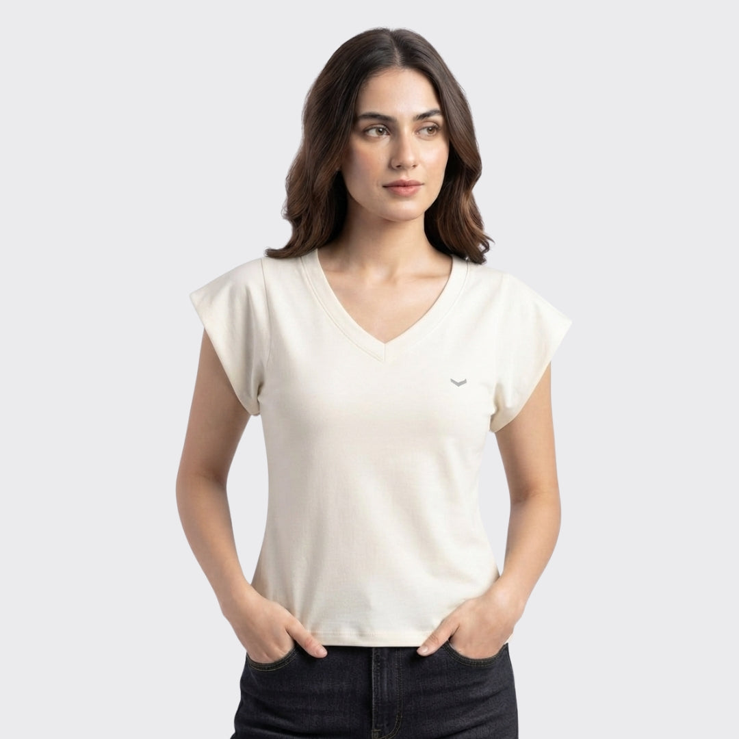 White Ribbed Sleeveless Crop Top 220 GSM