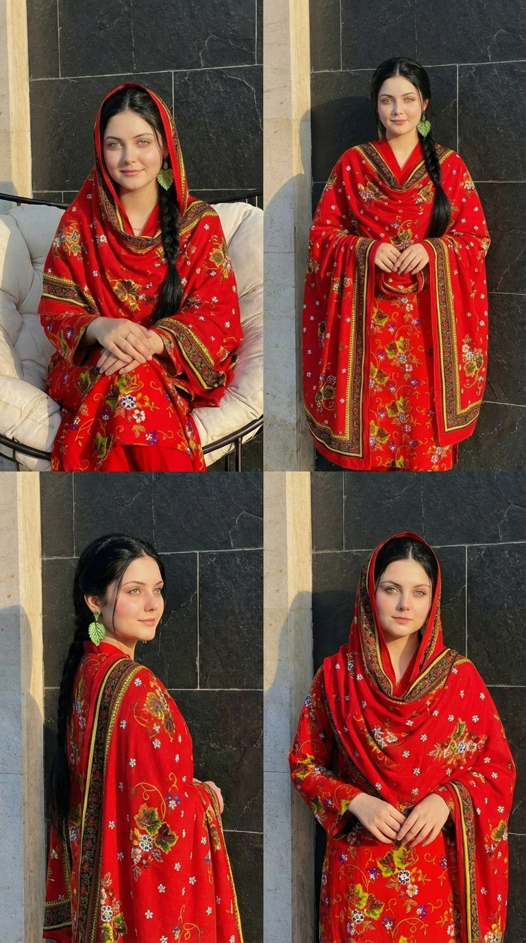 3 PC Digital Print Lawn - LLS - 16