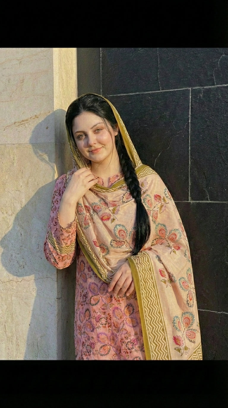 3 PC Digital Print Lawn - LLS - 17