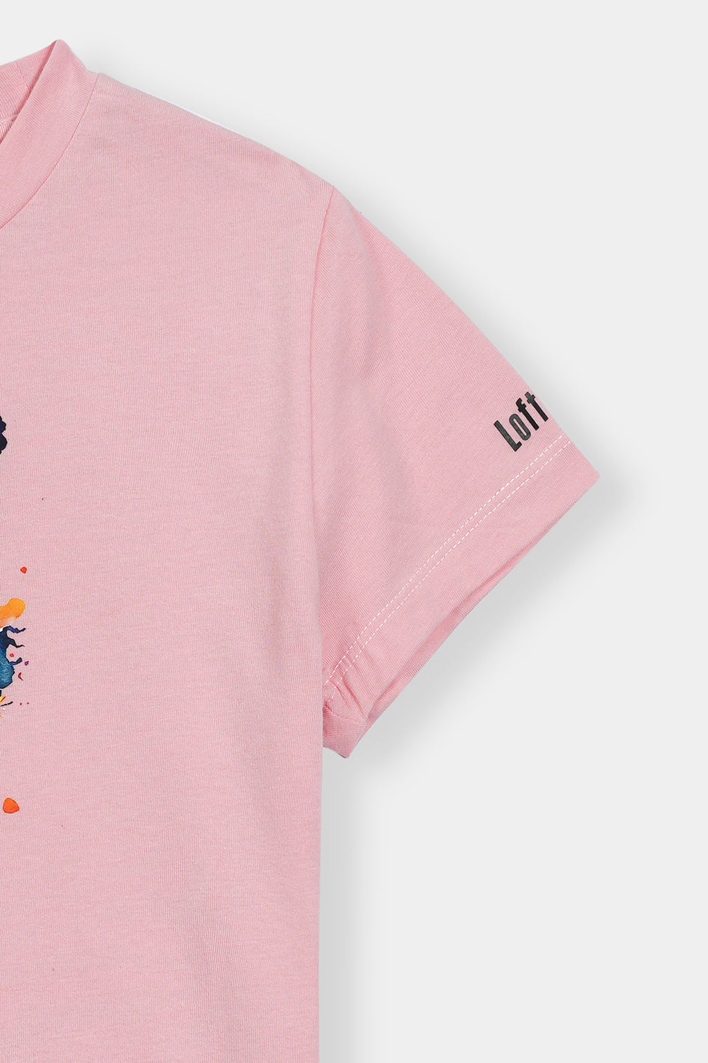 Women' Pink Butterfly T-Shirt – Color Splash Drip Art Print