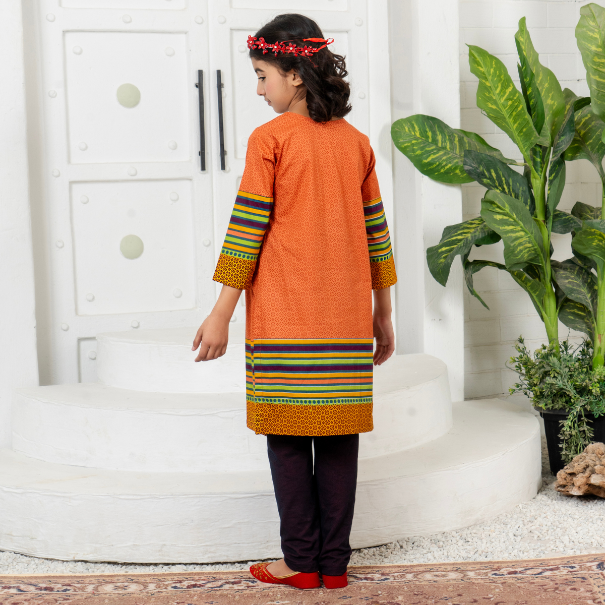 Stitched Cambric 2 Piece (Shirt/trouser) For Kids