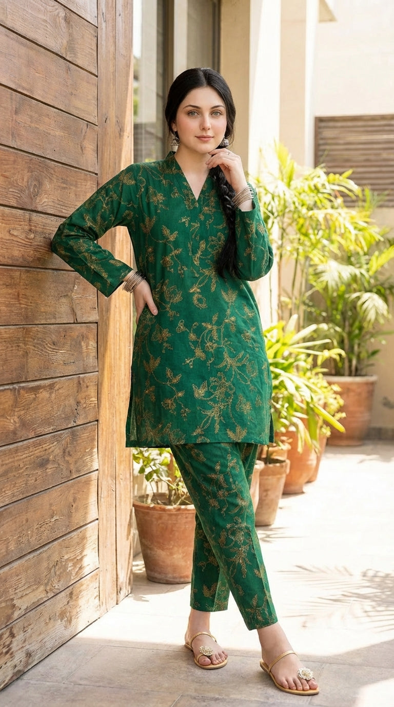 2 Pc Cambric Cotton LLS - 01