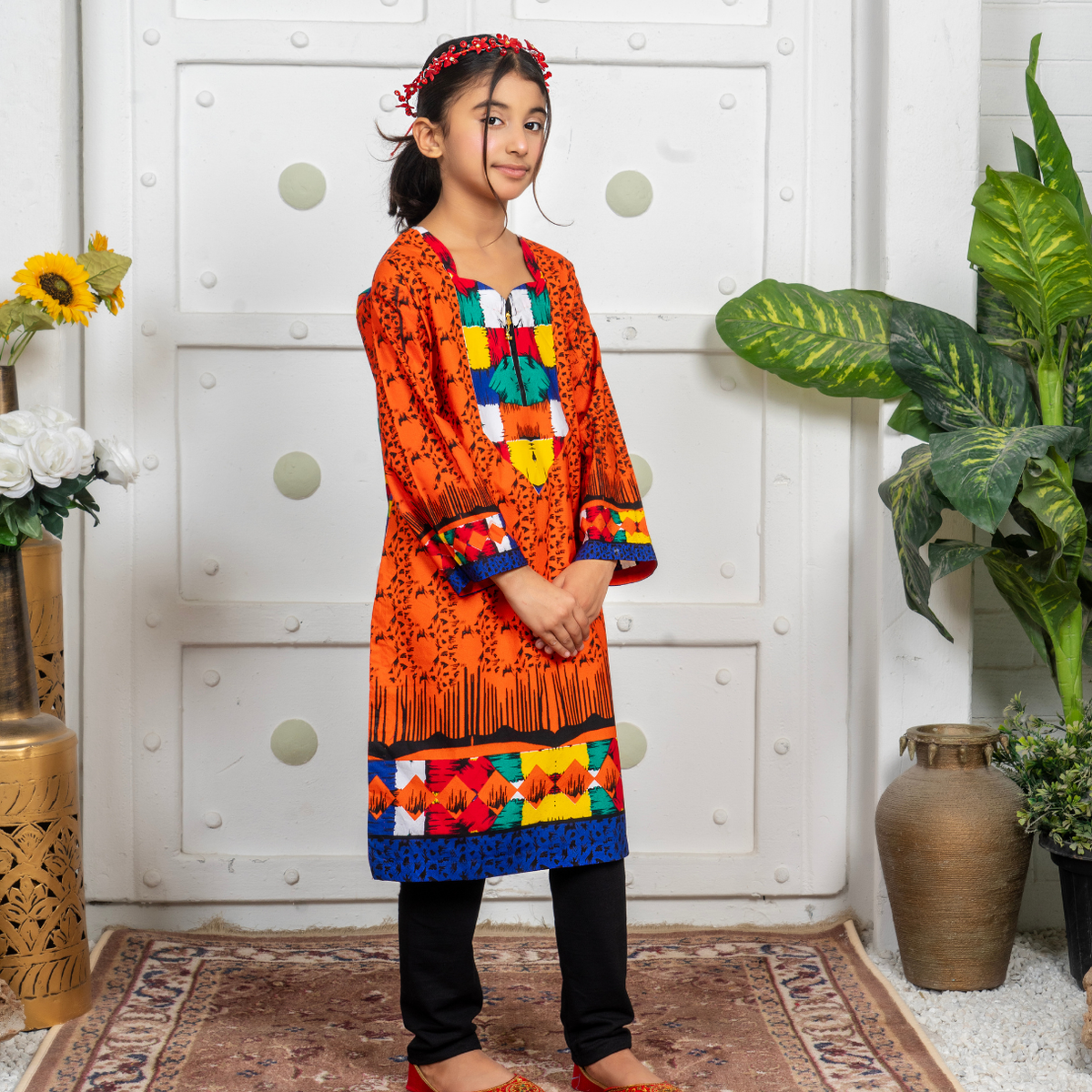 Stitched Cotton 2 Piece (Shirt/trouser) For Kids