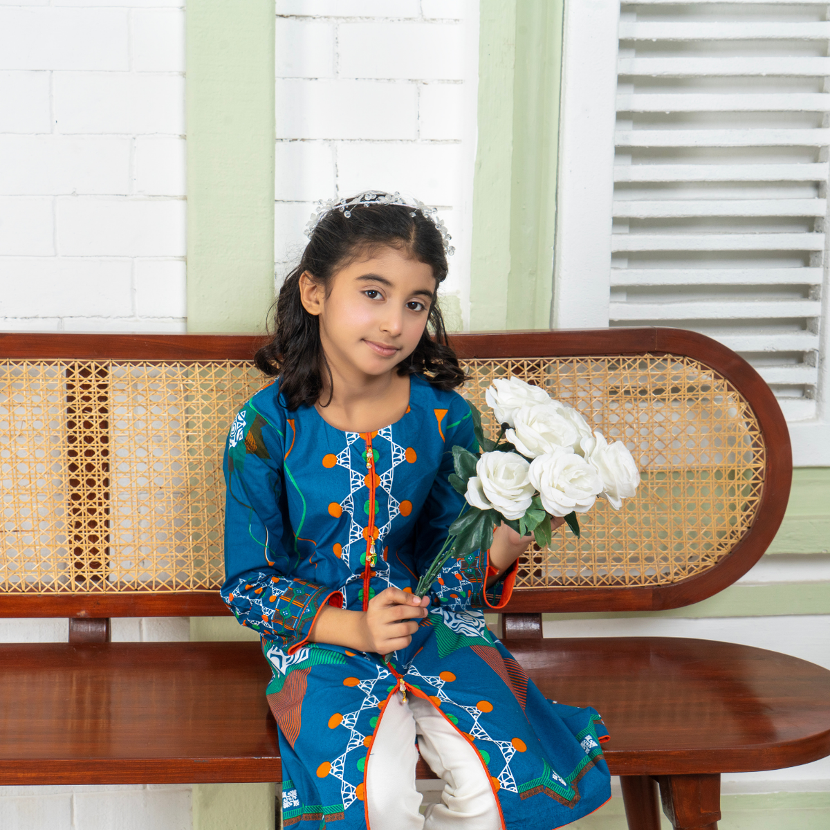 Stitched Cambric 2 Piece (Shirt/trouser) For Kids