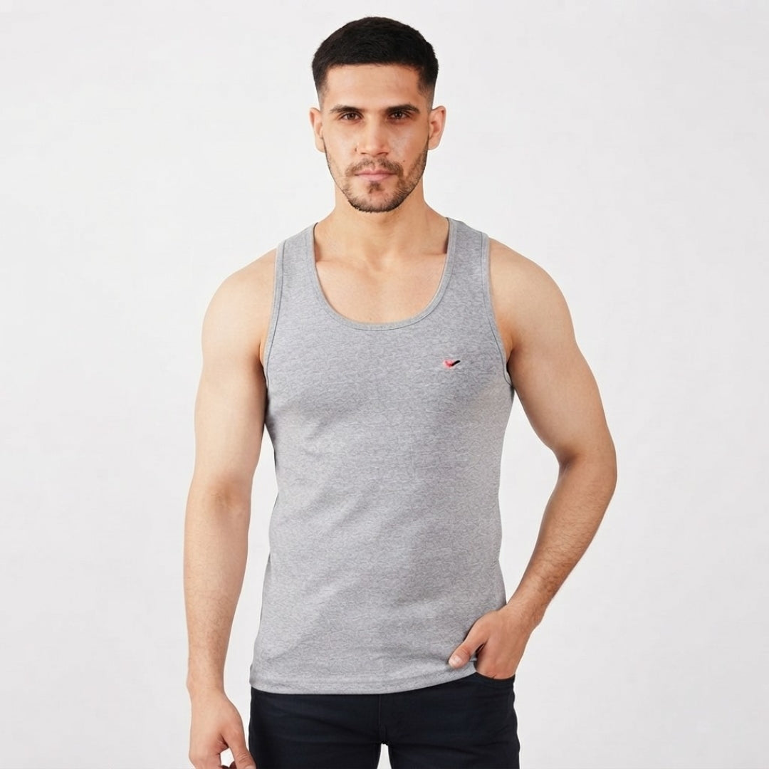 Ribbed Tank Top (Pack of 3) 220 GSM