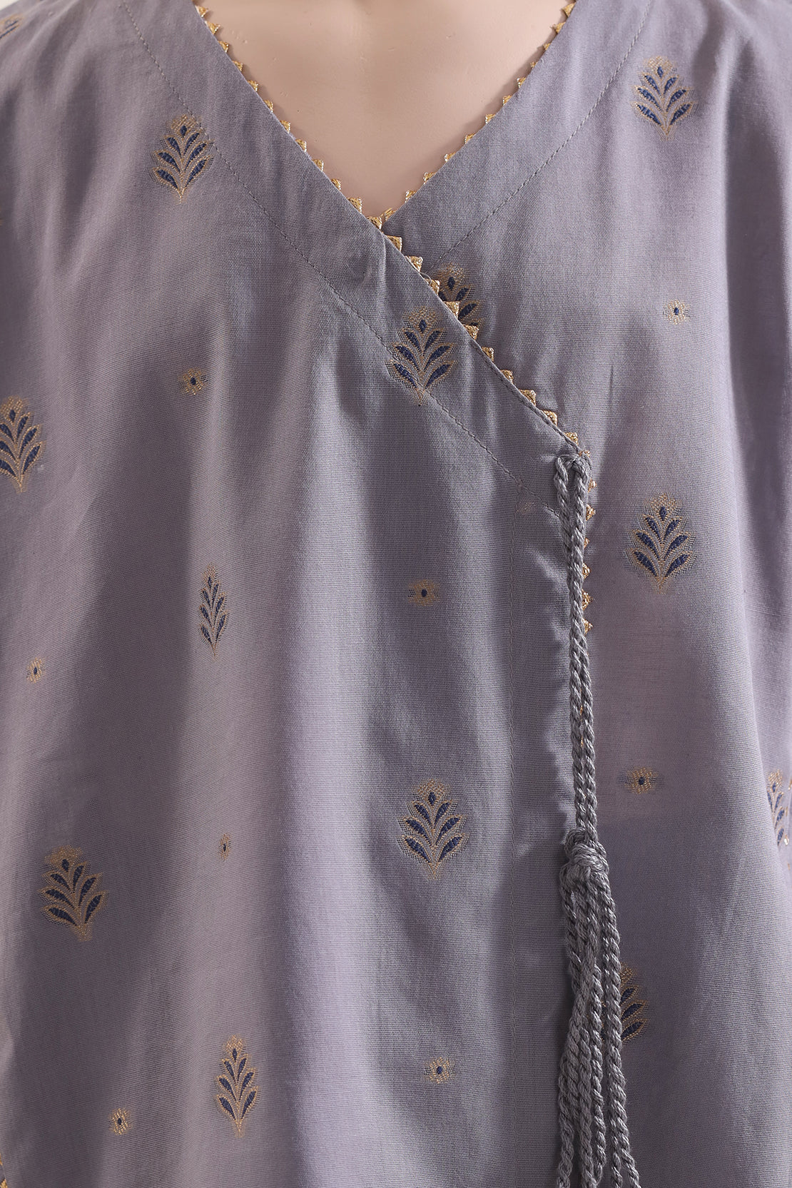 Stitched Cotton Jacquard 2 Piece (Shirt/trouser) For Kids