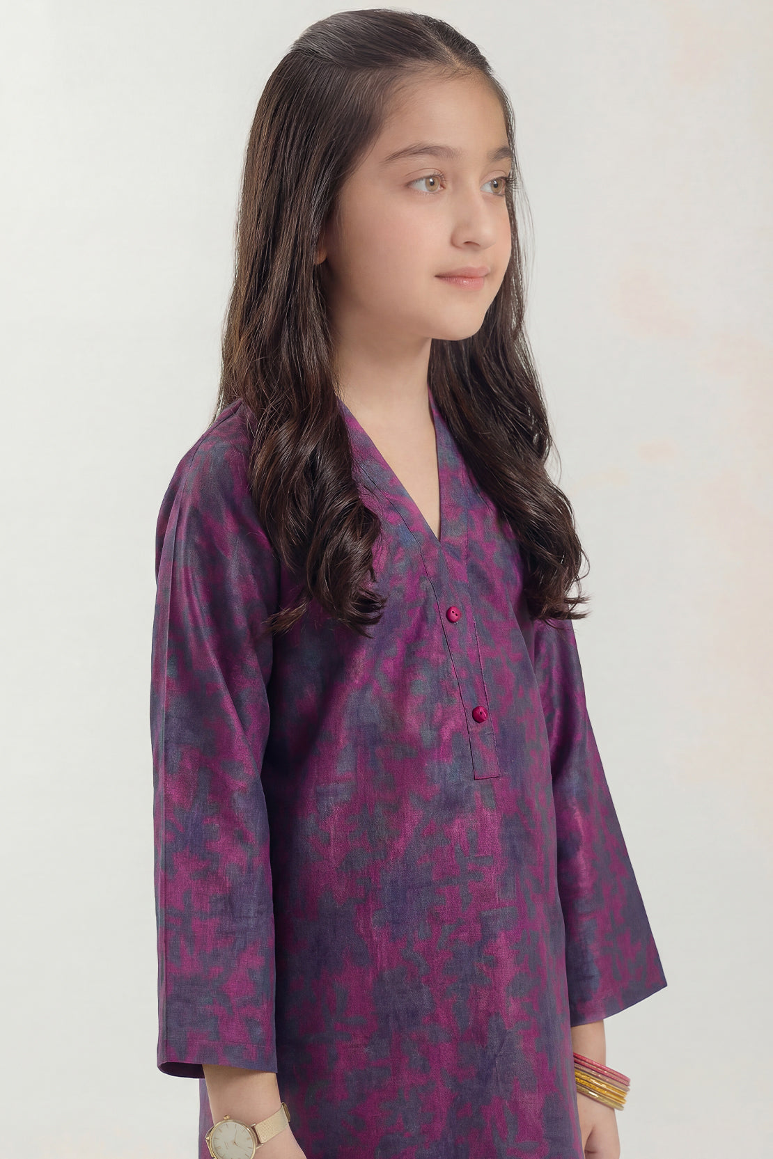Stitched Jacquard Viscose 2 Piece (Shirt/trouser) For Kids