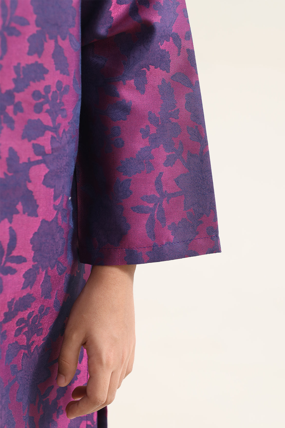 Stitched Jacquard Viscose 2 Piece (Shirt/trouser) For Kids