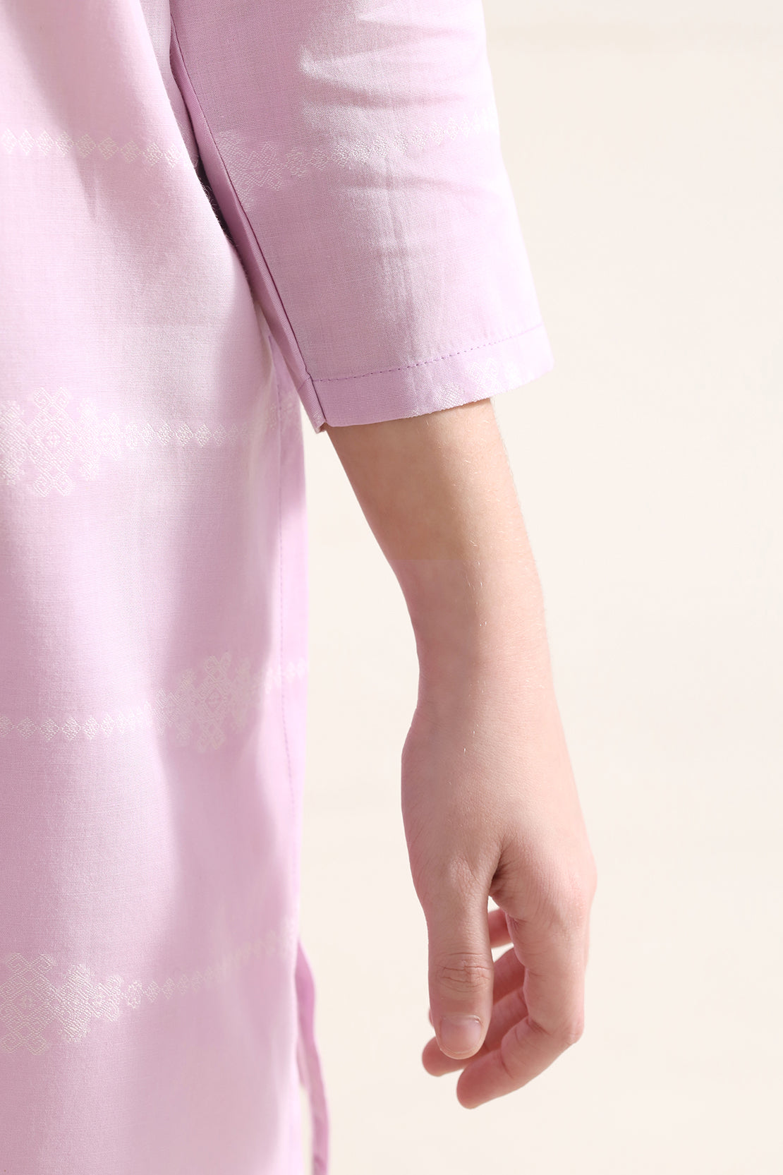 Stitched Cotton Jacquard 2 Piece (Shirt/trouser) For Kids
