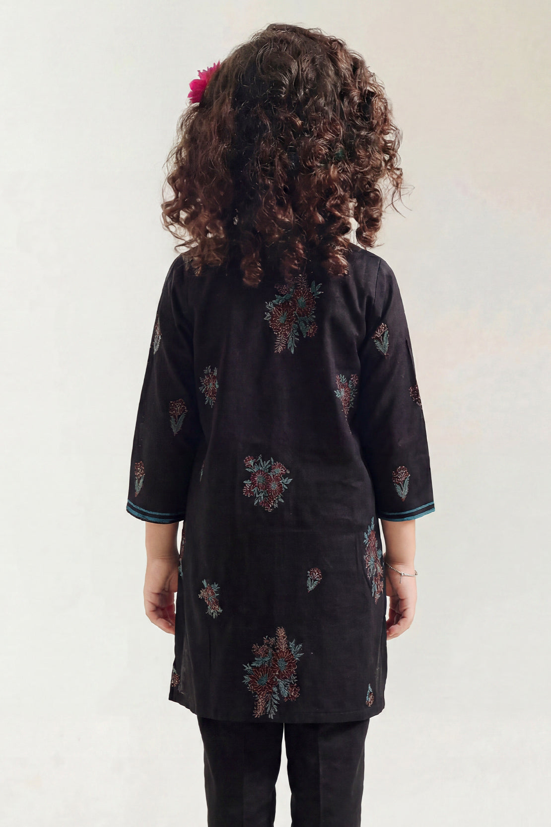 Stitched Cotton Jacquard 2 Piece (Shirt/trouser) For Kids