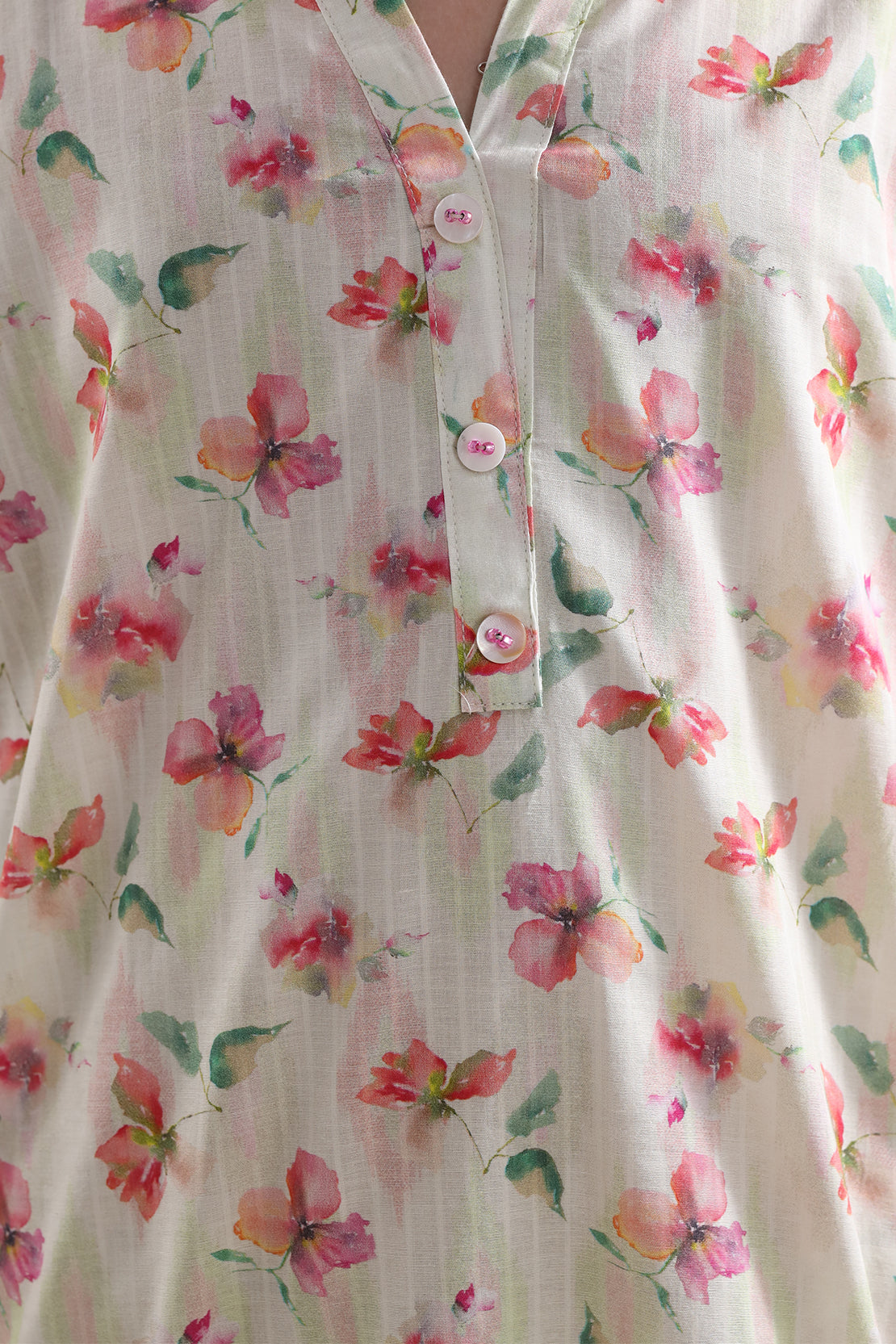Printed Self Lawn Stitched 2 Piece (Shirt/Trouser) For Kids