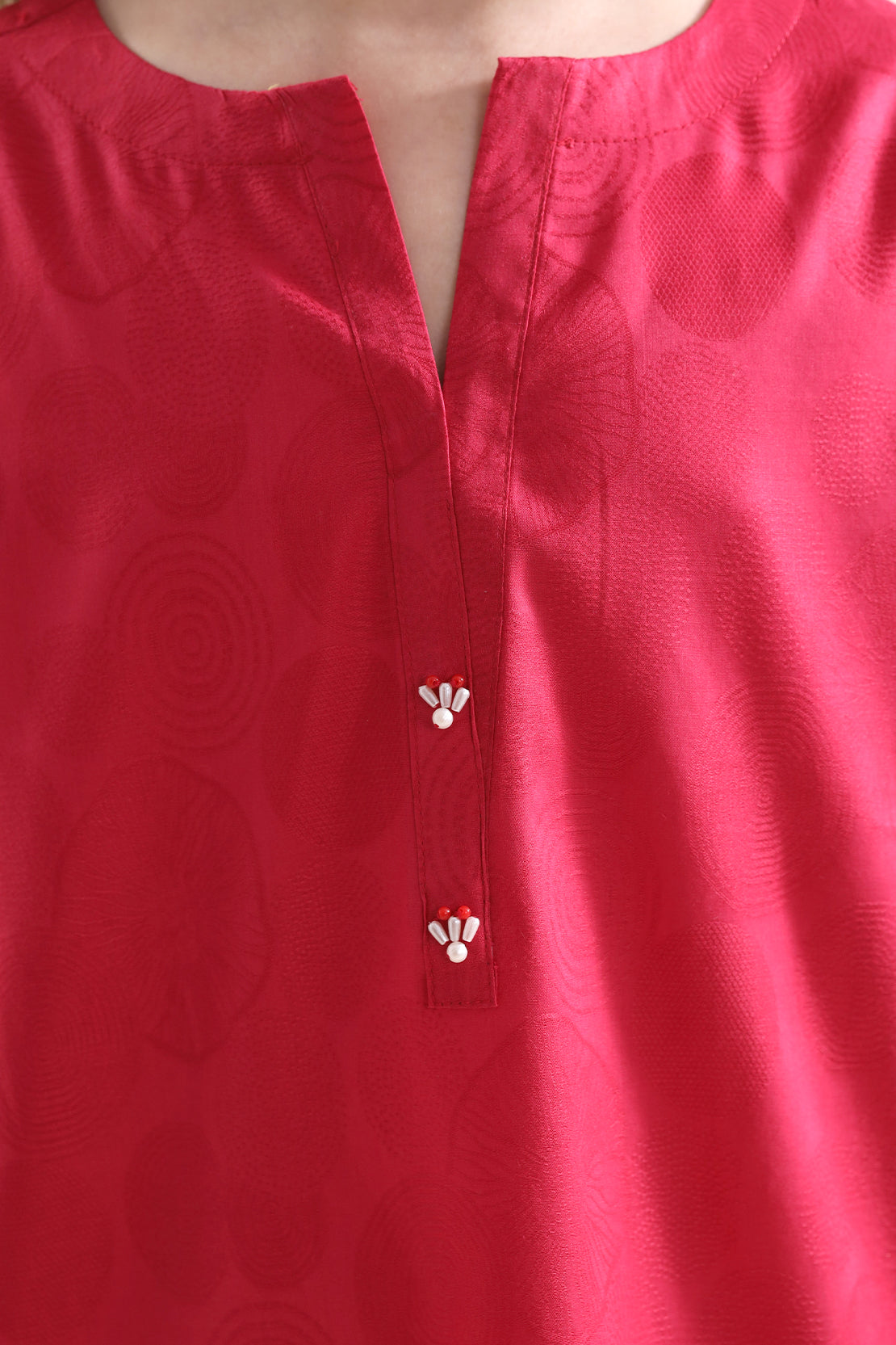 Stitched Cotton Jacquard 2 Piece (Shirt/trouser) For Kids