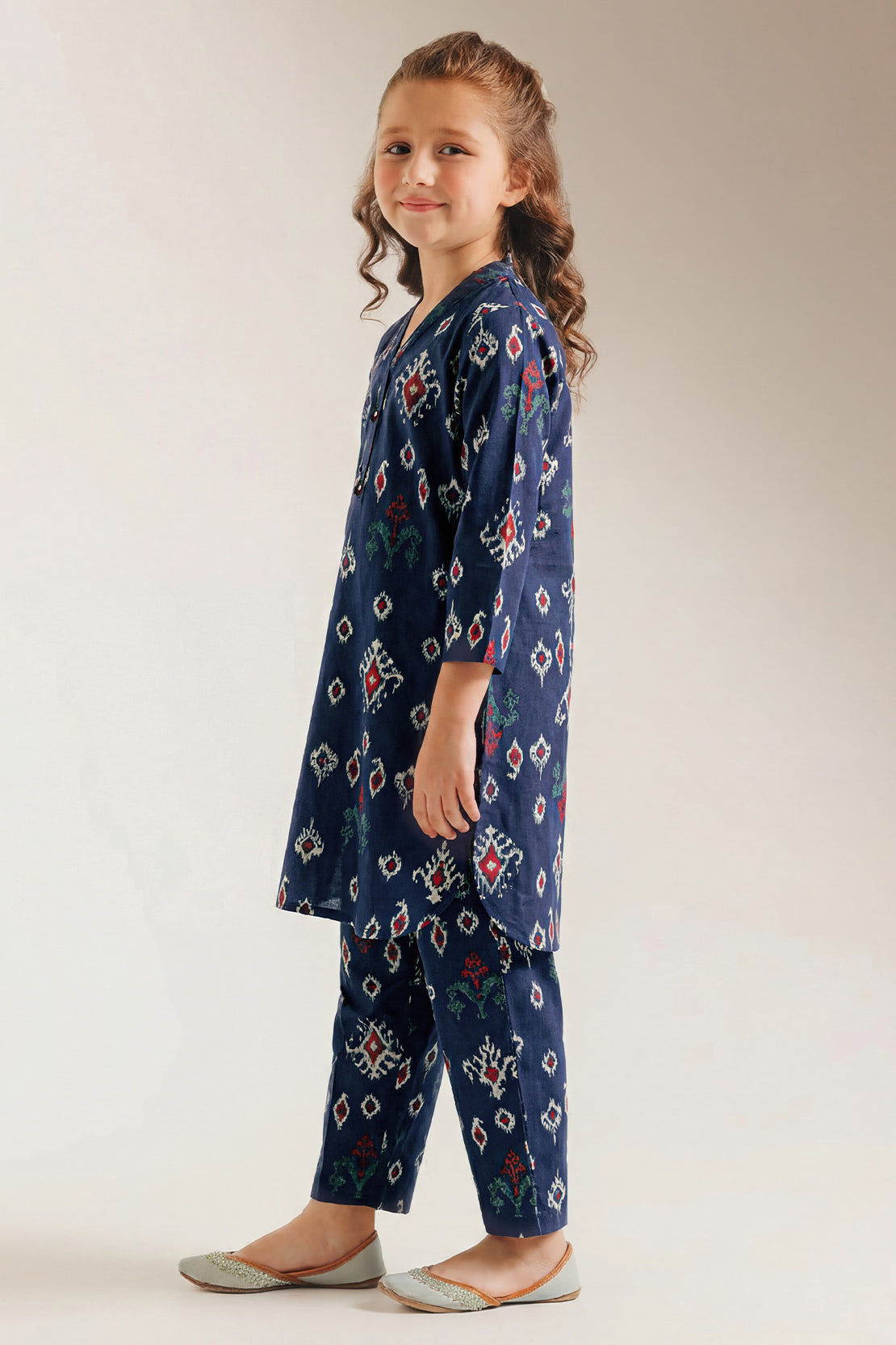 Printed Premium Lawn Stitched 2 Piece (Shirt/Trouser) For Kids