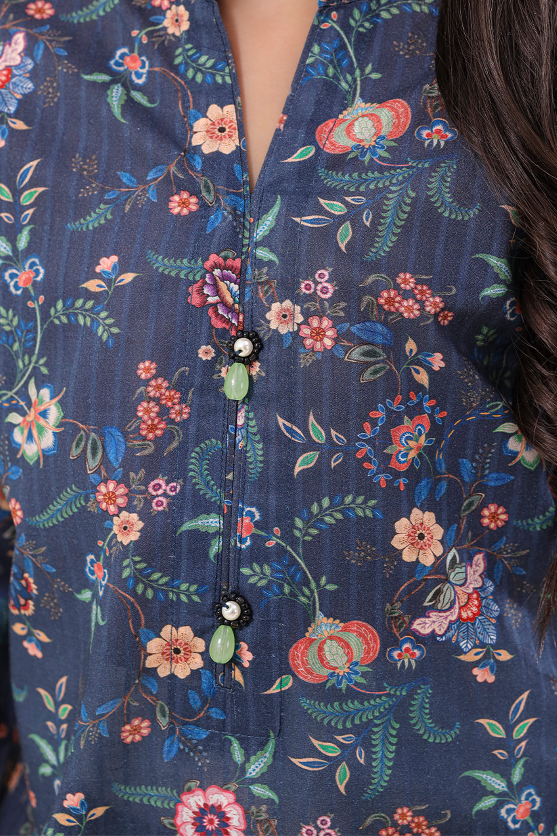 Printed Self Lawn Stitched 2 Piece (Shirt/Trouser) For Kids