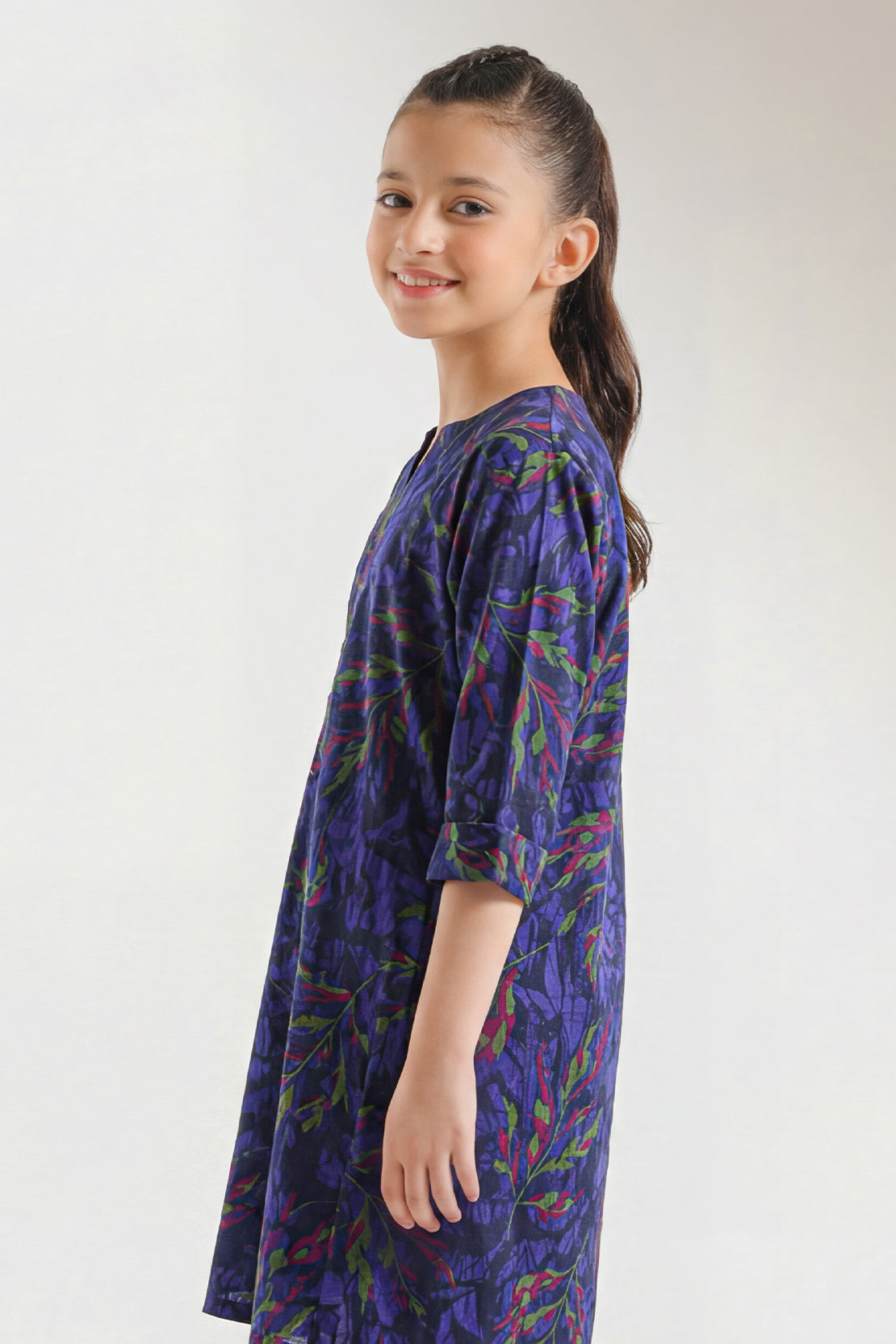Printed Lawn Stitched 2 Piece (Shirt/Trouser) For Kids