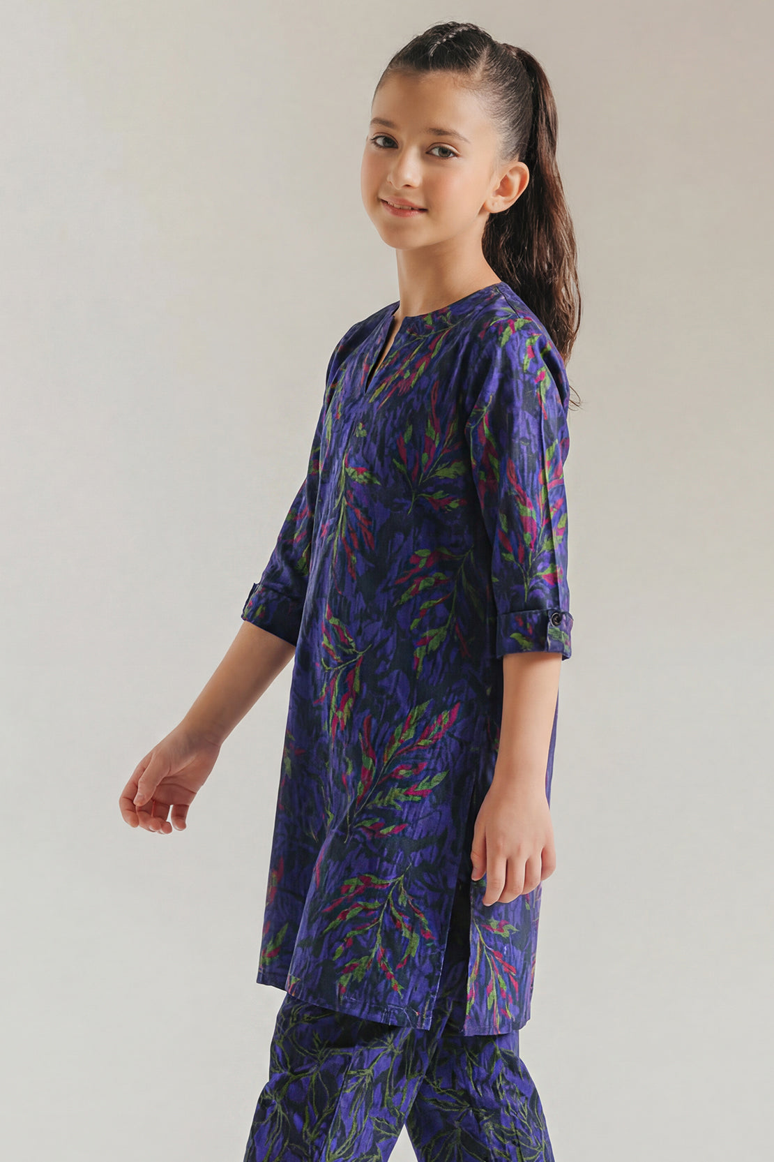 Printed Lawn Stitched 2 Piece (Shirt/Trouser) For Kids