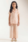 Stitched Cotton Jacquard 2 Piece (Shirt/trouser) For Kids