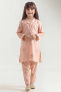 Stitched Cotton Jacquard 2 Piece (Shirt/trouser) For Kids
