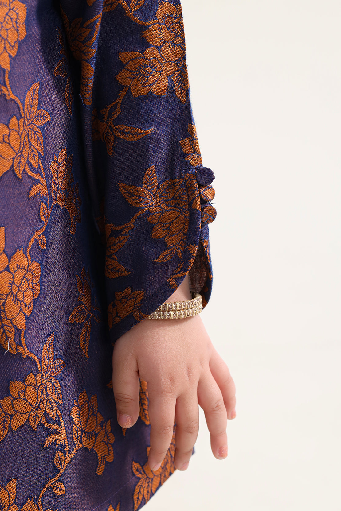 Stitched Cotton Jacquard 2 Piece (Shirt/trouser) For Kids