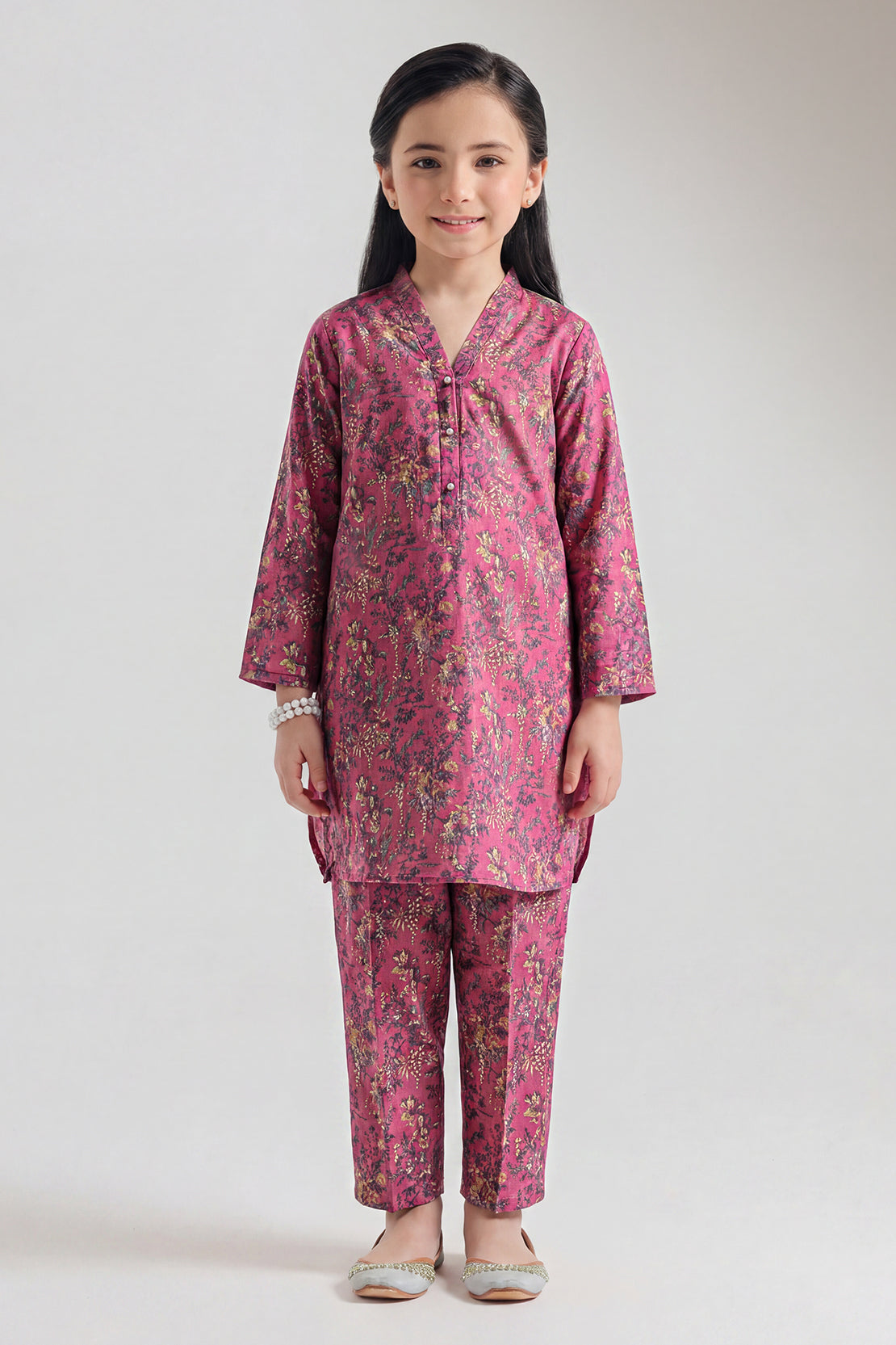 Printed Premium Lawn Stitched 2 Piece (Shirt/Trouser) For Kids