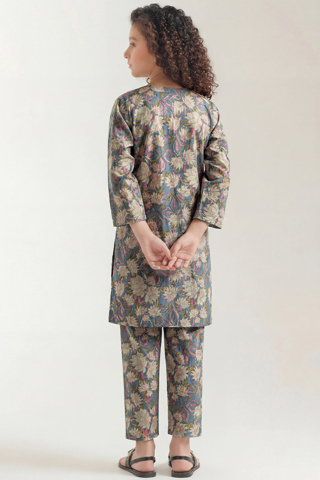 Printed Lawn Stitched 2 Piece (Shirt/Trouser) For Kids