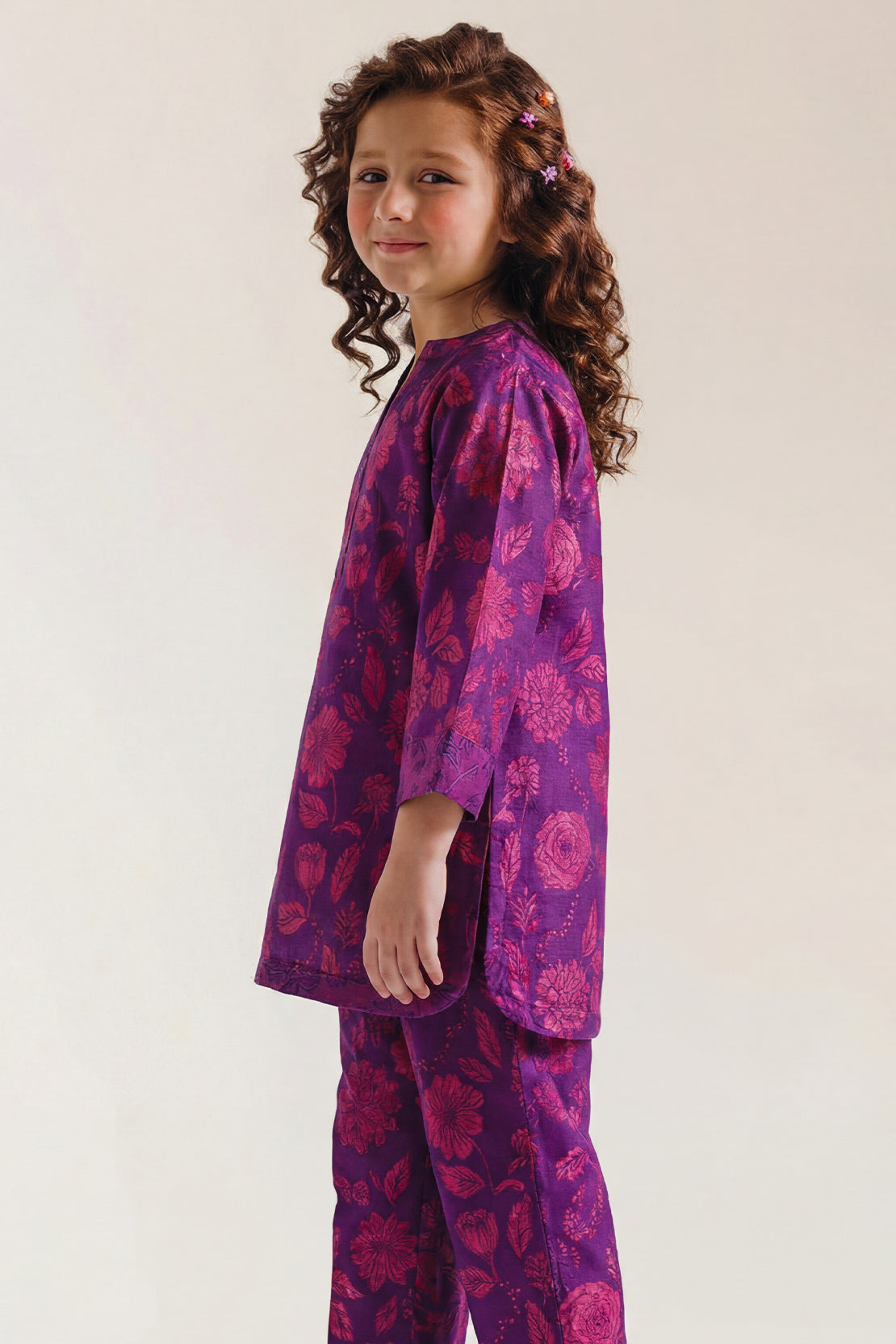 Stitched Cotton Jacquard 2 Piece (Shirt/trouser) For Kids