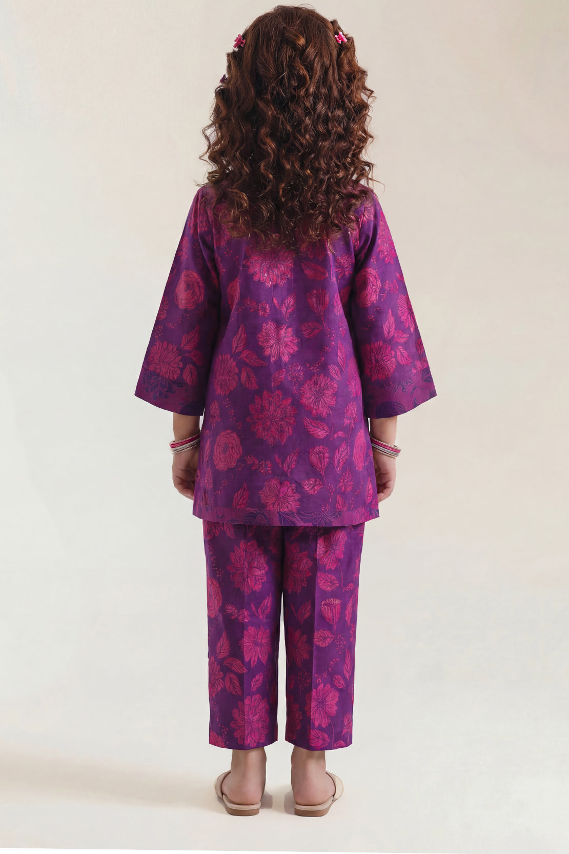 Stitched Cotton Jacquard 2 Piece (Shirt/trouser) For Kids