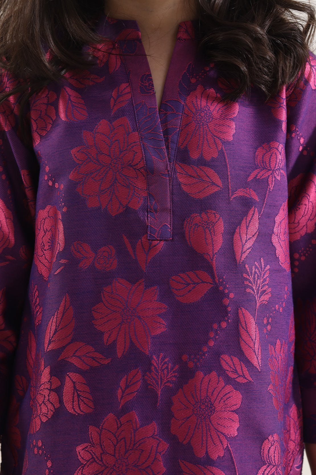 Stitched Cotton Jacquard 2 Piece (Shirt/trouser) For Kids