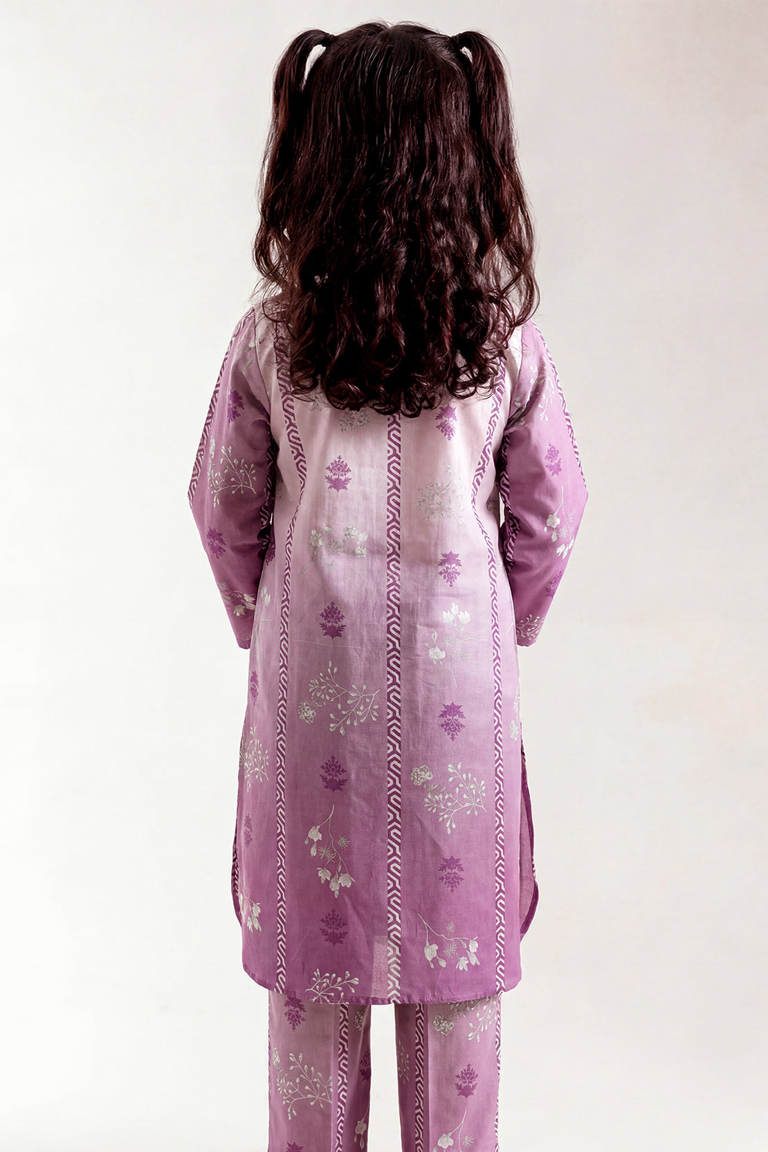 Printed Cambric Stitched 2 Piece (Shirt/Trouser) For Kids